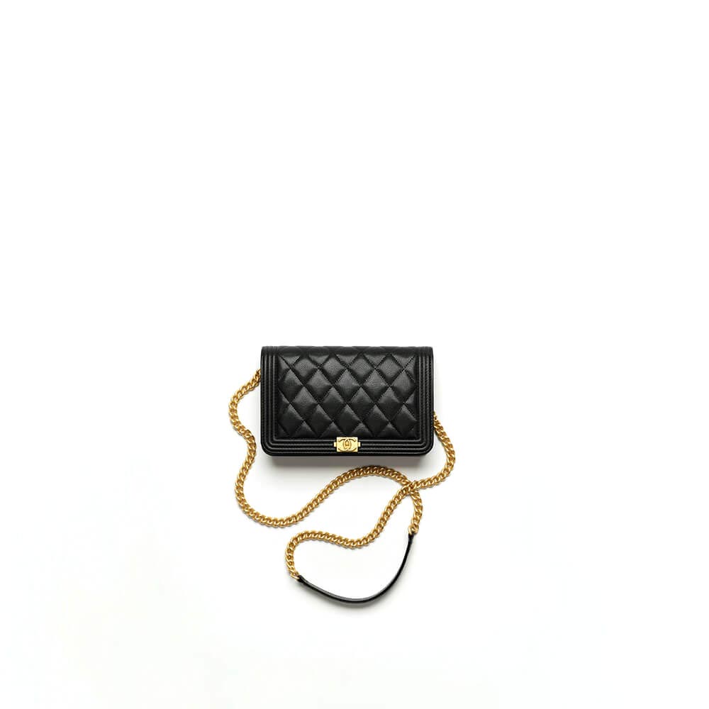 Chanel BOY CHANEL Wallet On Chain(high-end grade)