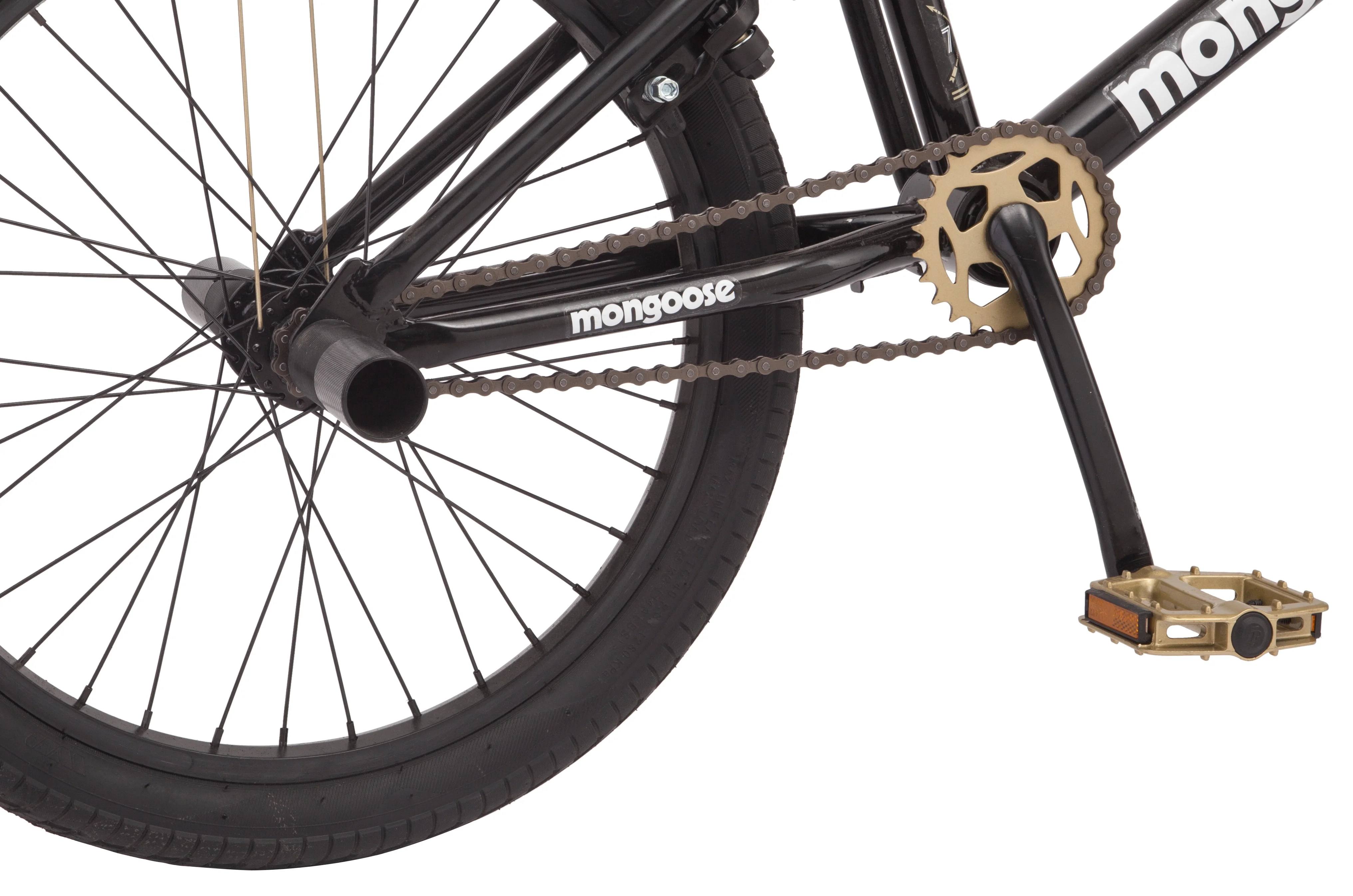 BRAWLER Boys' Freestyle BMX Bike, 20" wheels, Black - Image 6