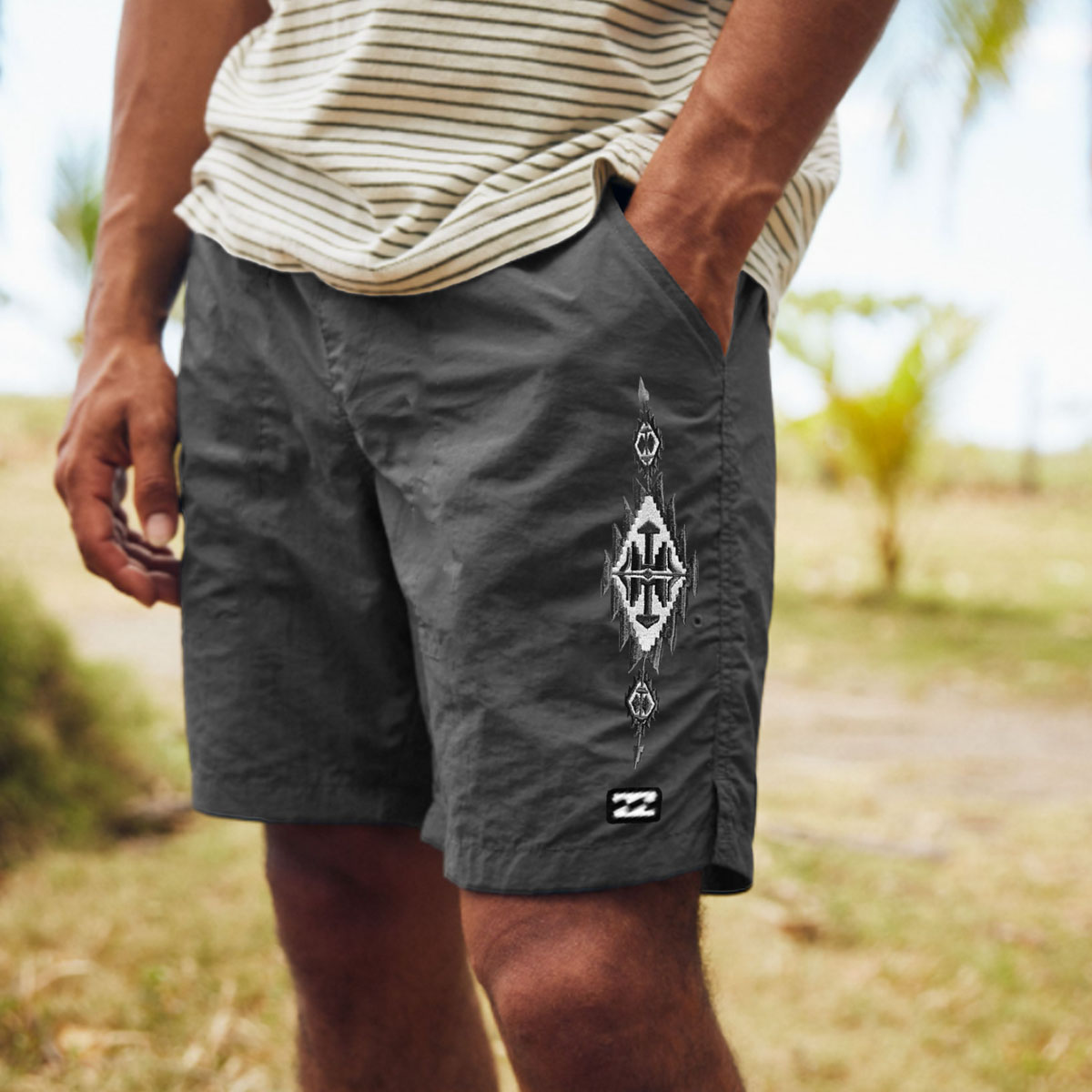 Short de surf unisexe vintage de vacances