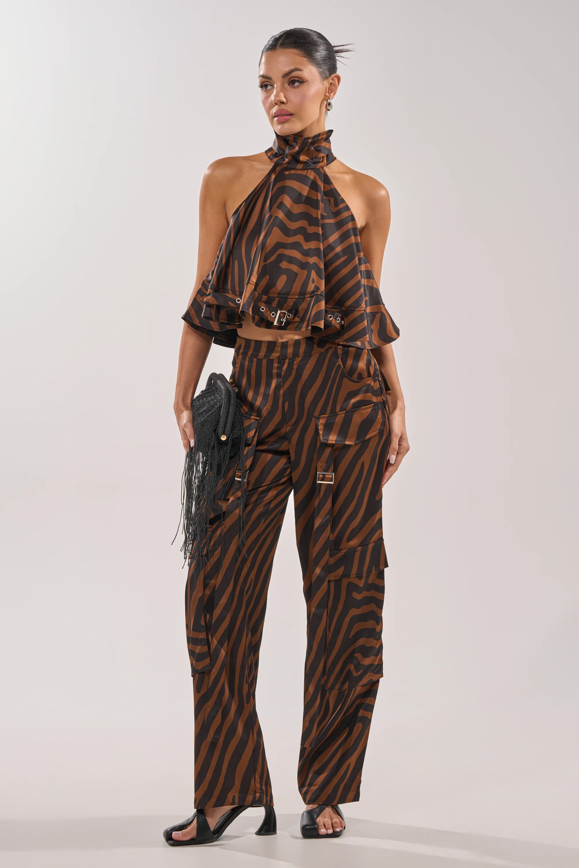 INTO THE WILD ZEBRA TROUSER - Akira Store