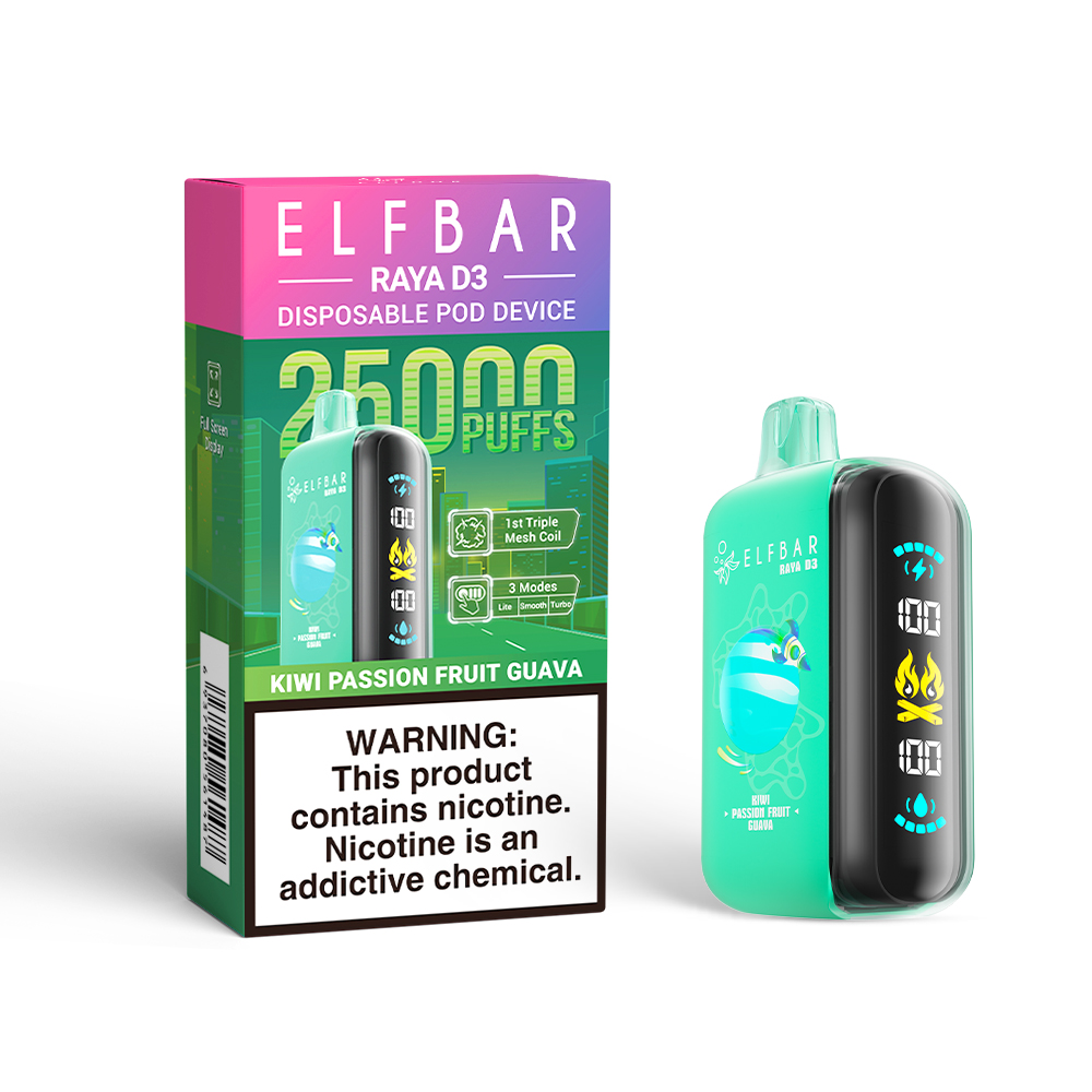 ELF BAR RAYA D3 25000 PUFFS