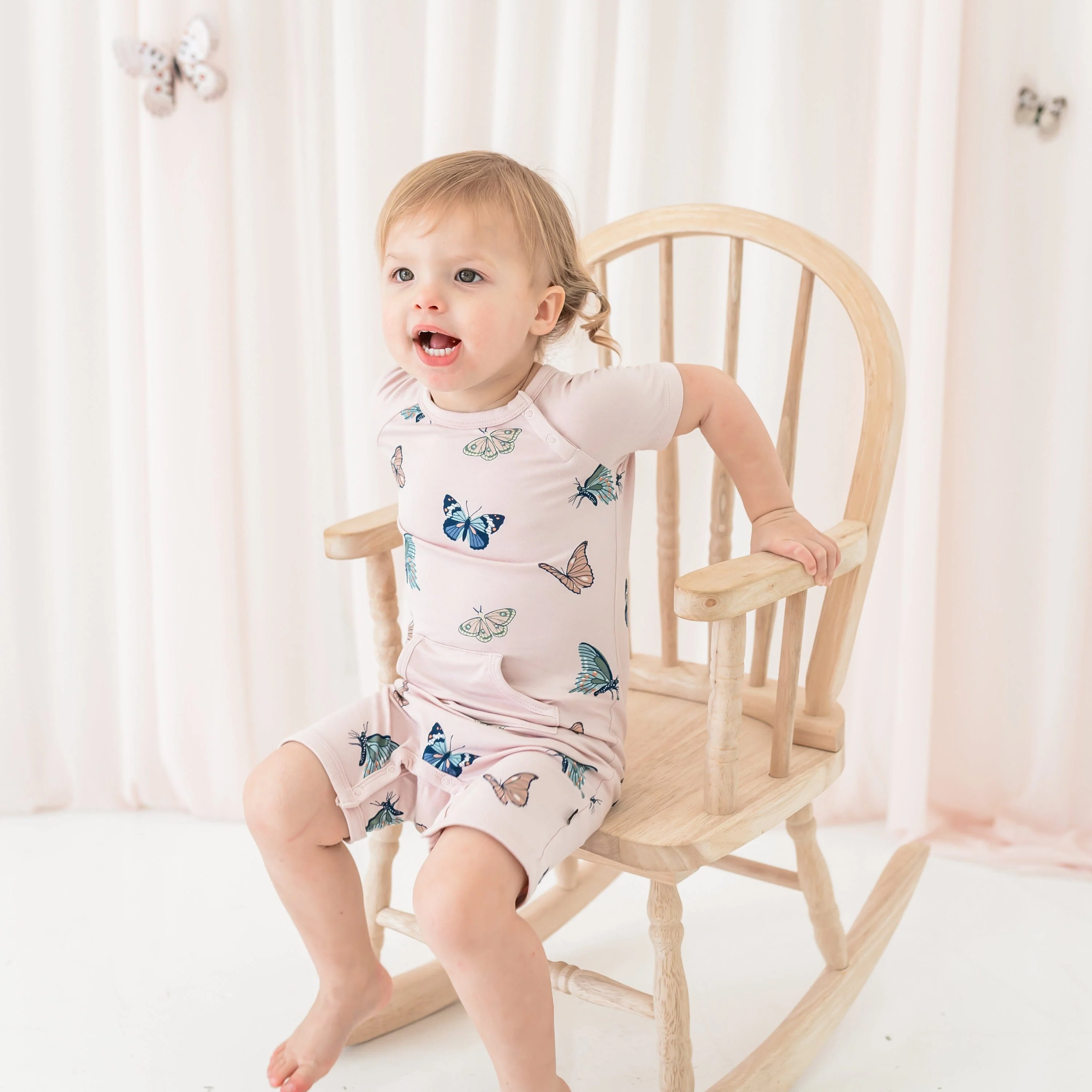 Shortall in Blush Butterfly