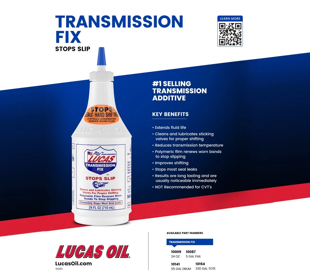 (8 Pack) Lucas Oil 10009 Transmission Fix - 24 Ounce