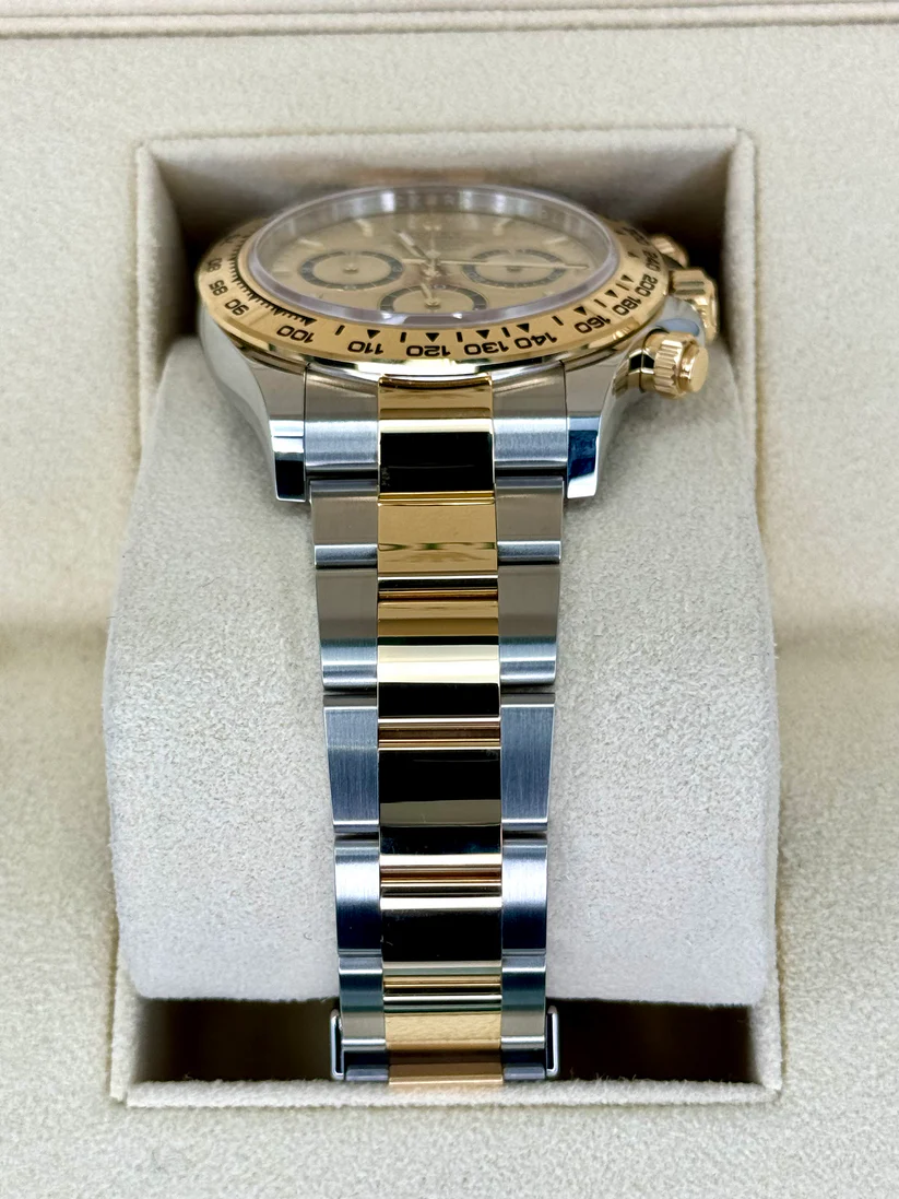 [Super Clone]Rolex Daytona 40mm Two.Tone champagne Dial  m126503-0004