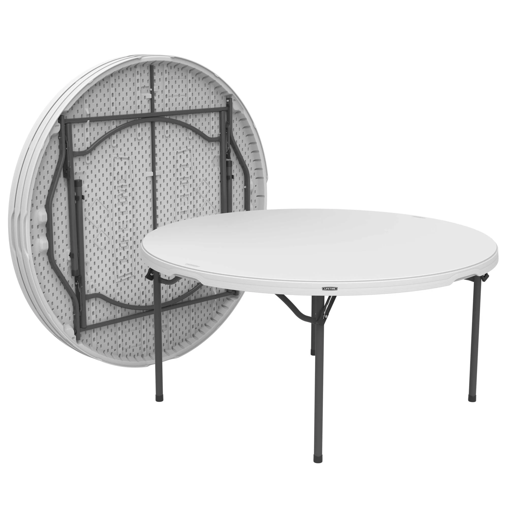 Lifetime 60 - Inch Round Nesting Table - 4 Pk (Commercial) - 480301