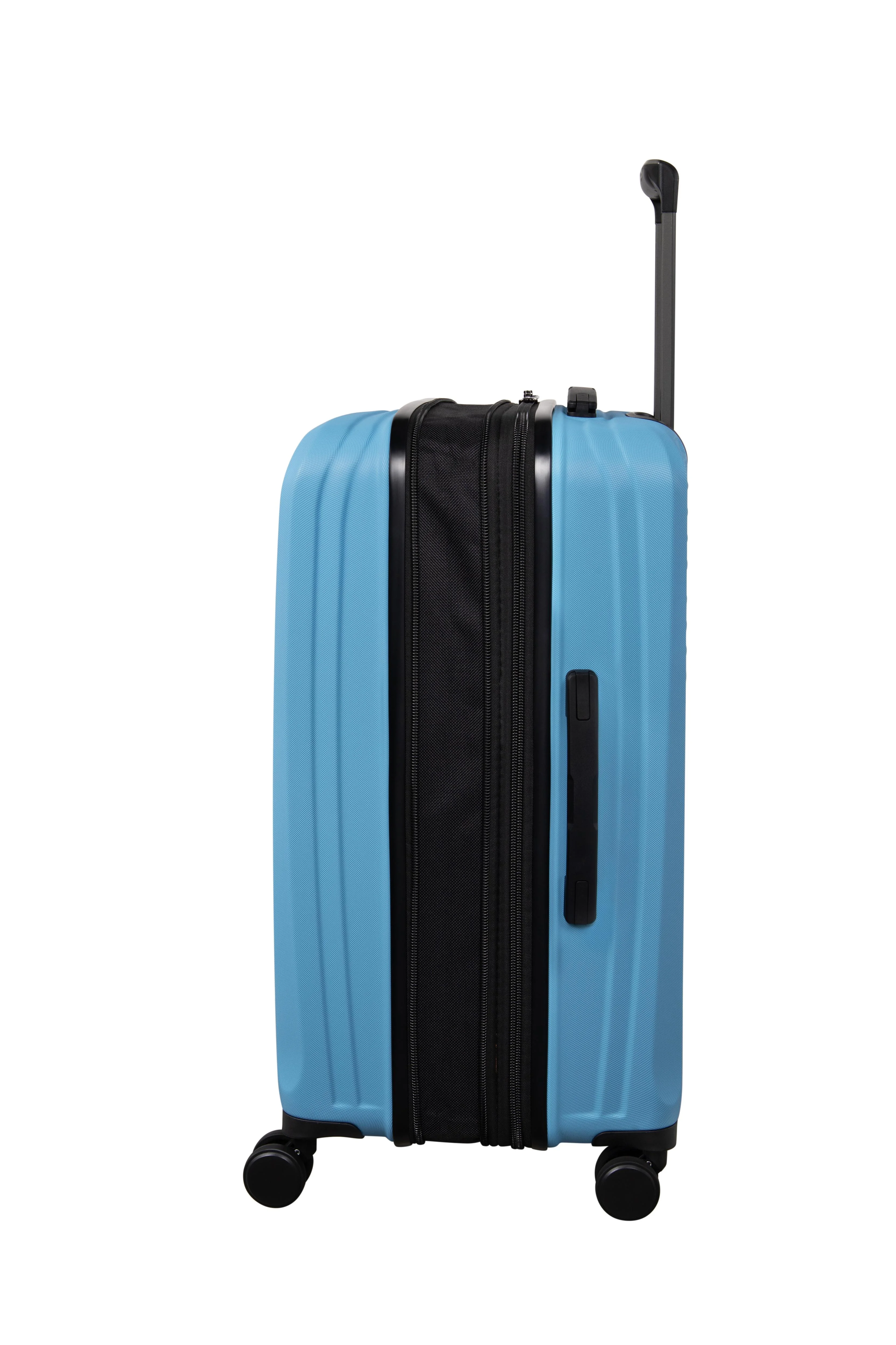 Sensational 2 Piece Hardside 8 Wheel Expandable Spinner Set, Air Blue - Image 5