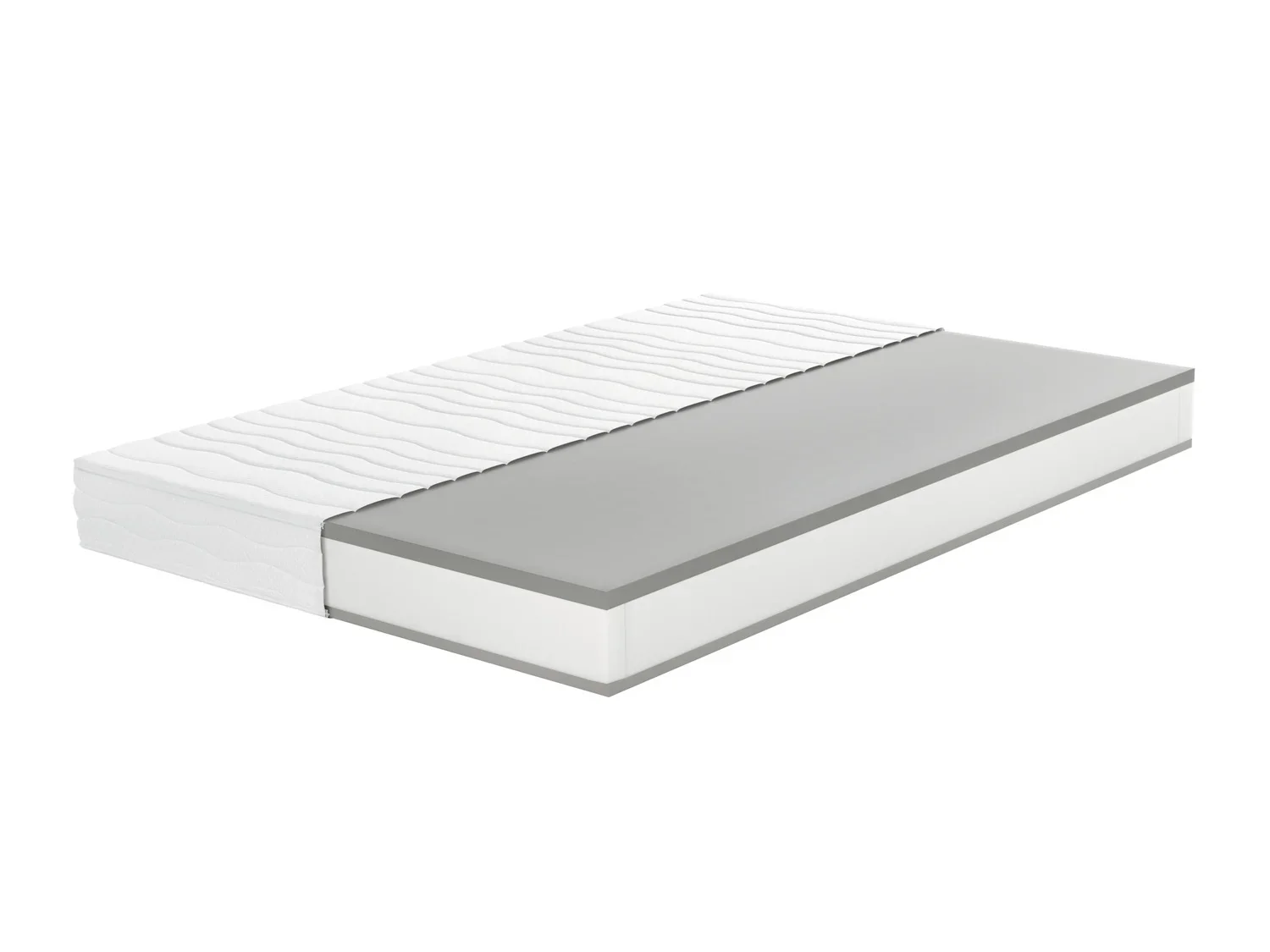 LIVARNO home Matelas 7 zones  ressorts ensachs, H2, 140 x 190 cm