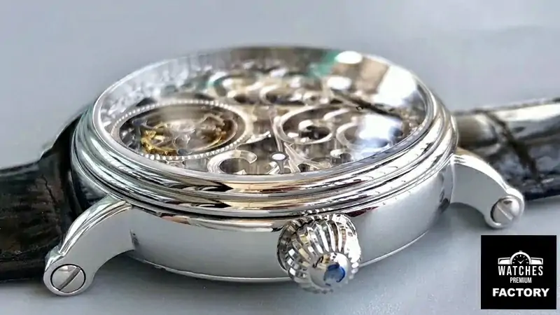 Patek Philippe Tourbillon 316L Stainless Steel Skeleton Dial