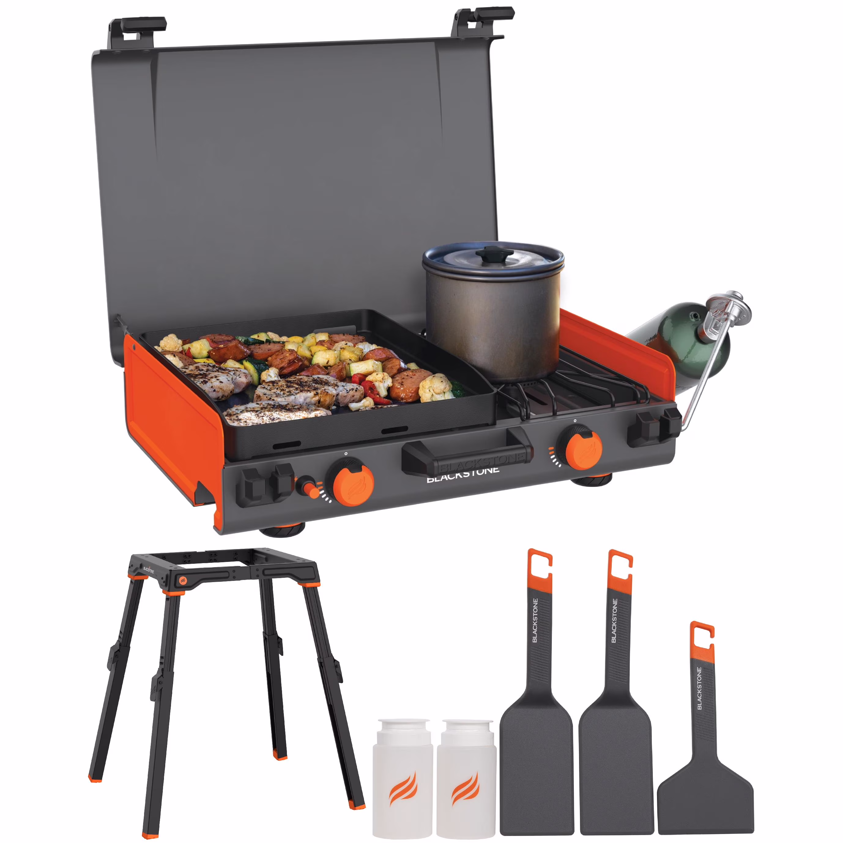 Adventure Ready 12"x14�� Propane Camping Griddle with Side Burner( 14") - Image 4