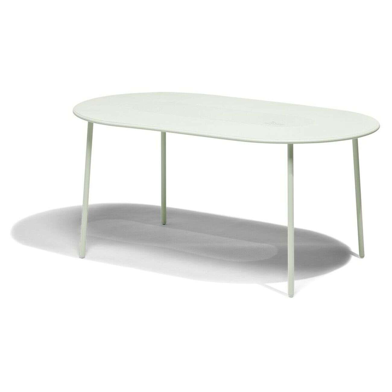 Table de jardin 6 personnes Faro métal vert 160x90xH74cm