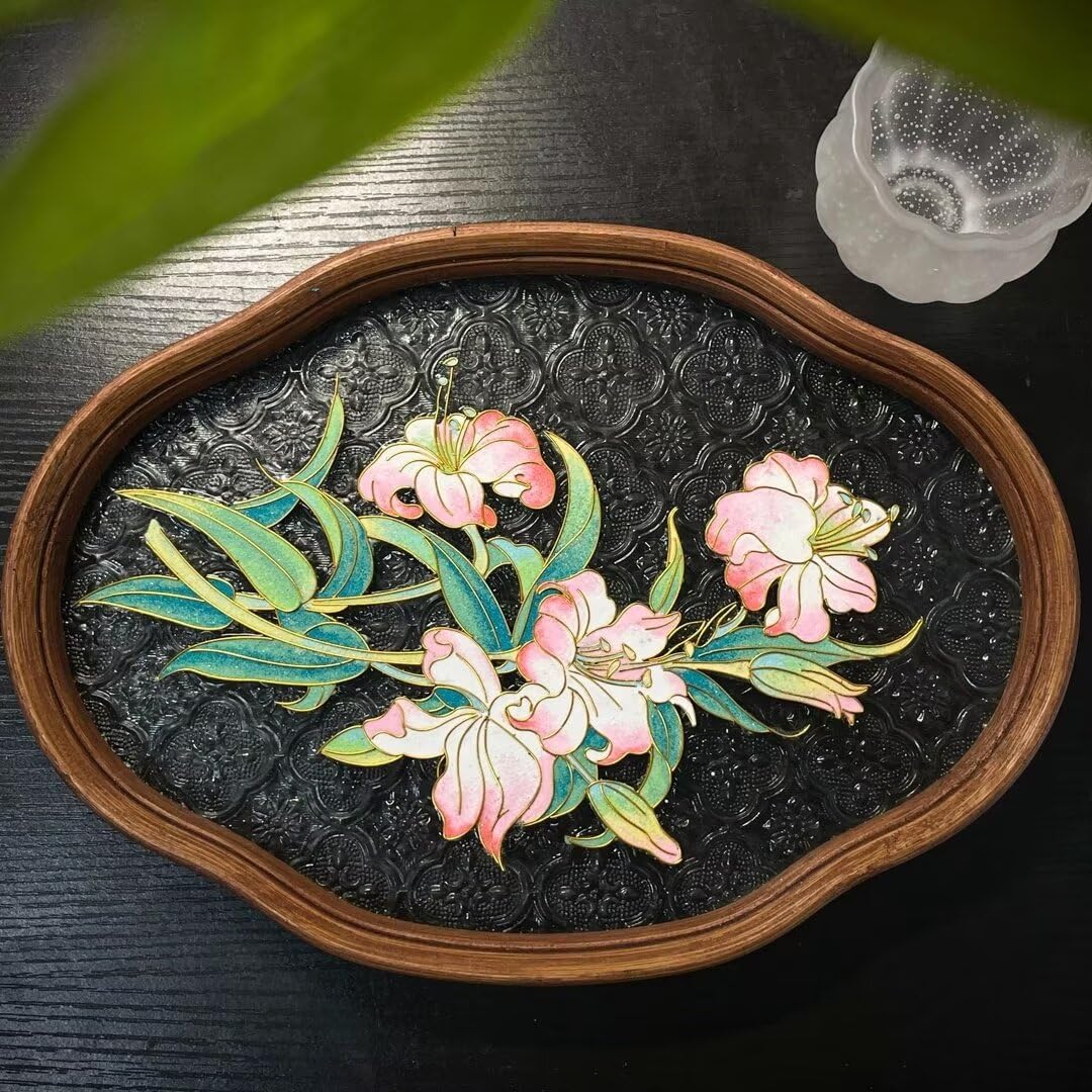 Filigree on Glass, DIY Cloisonne Filigree Enamel Painting Kit, with Tutorial& All Tools