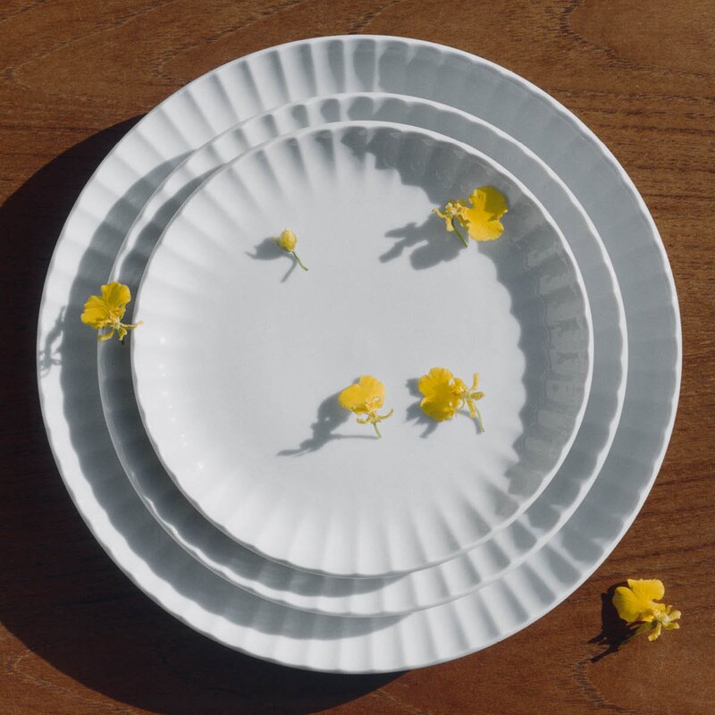 Bernadotte coupe asjett 19,5 cm hvit