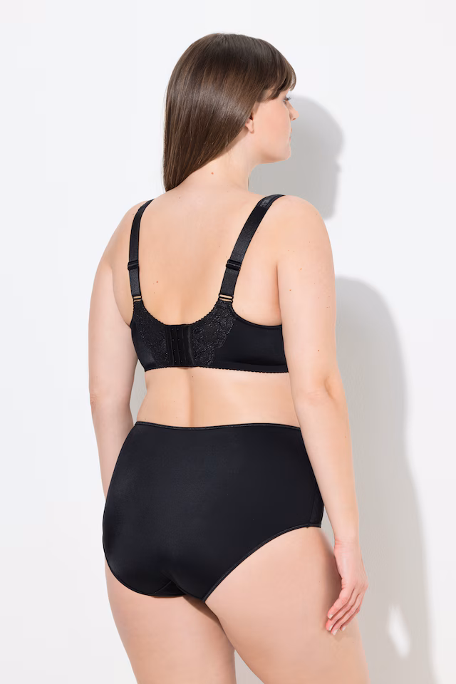 Metallic Lace Relief Bra