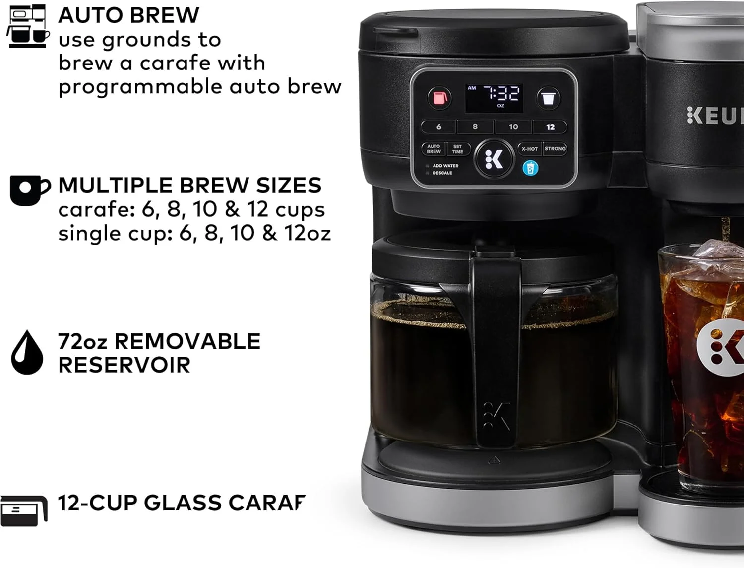 Keurig K - Duo Gen 2 Hot & Iced Single Serve & Carafe Coffee Maker