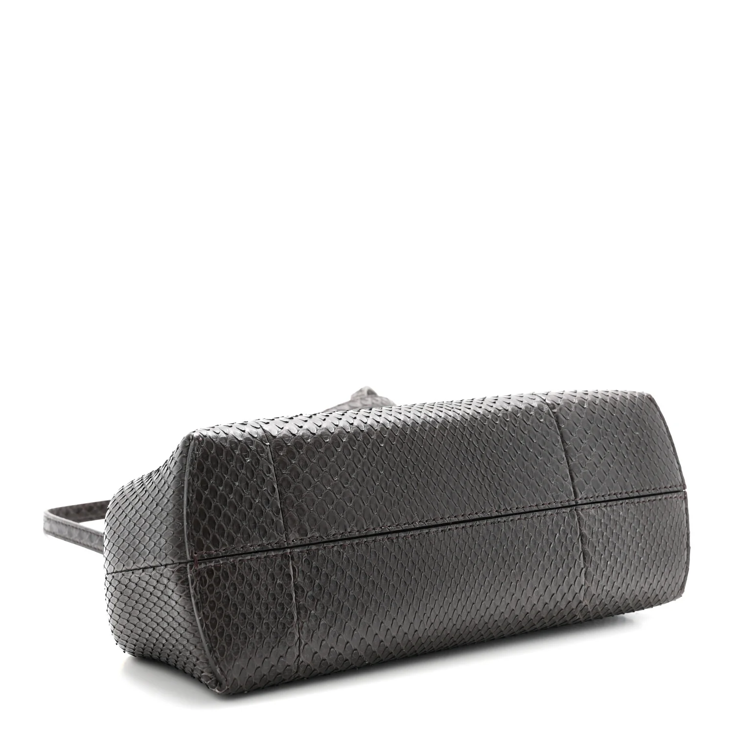Snakeskin Small Fendi First Brown