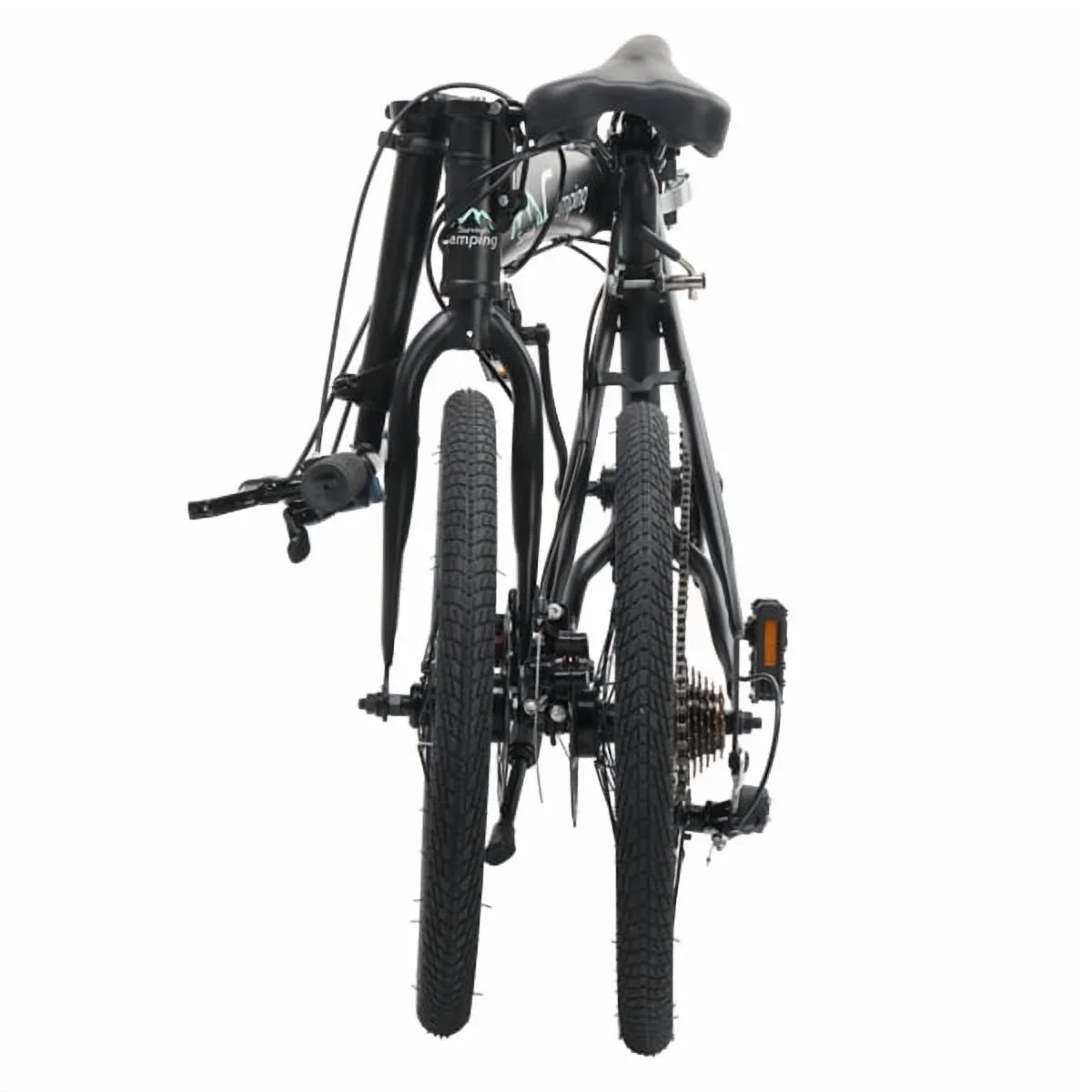 Ambifirner 20-inch Foldable Bike Folding Bicycle with Shimano 7-Speed Front and Rear Disc Brakes Bicycle for Men Riding, Women Riding