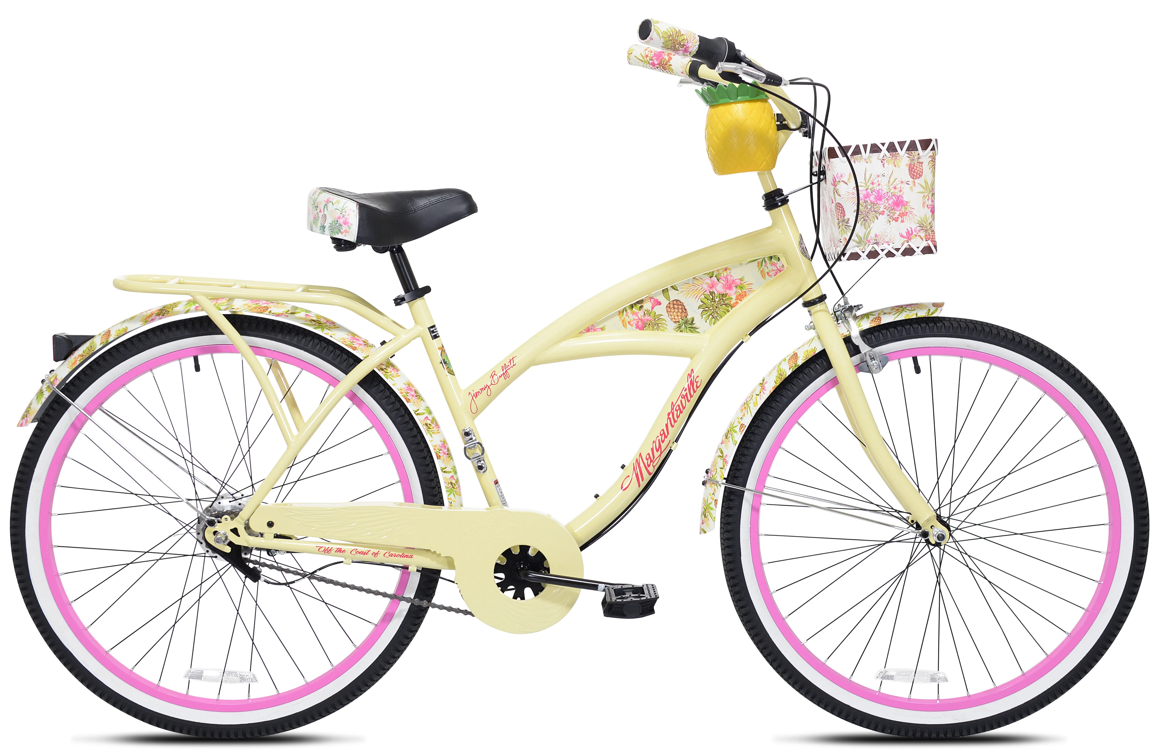 26" Women's 3-Speed Cruiser Bike, Yellow