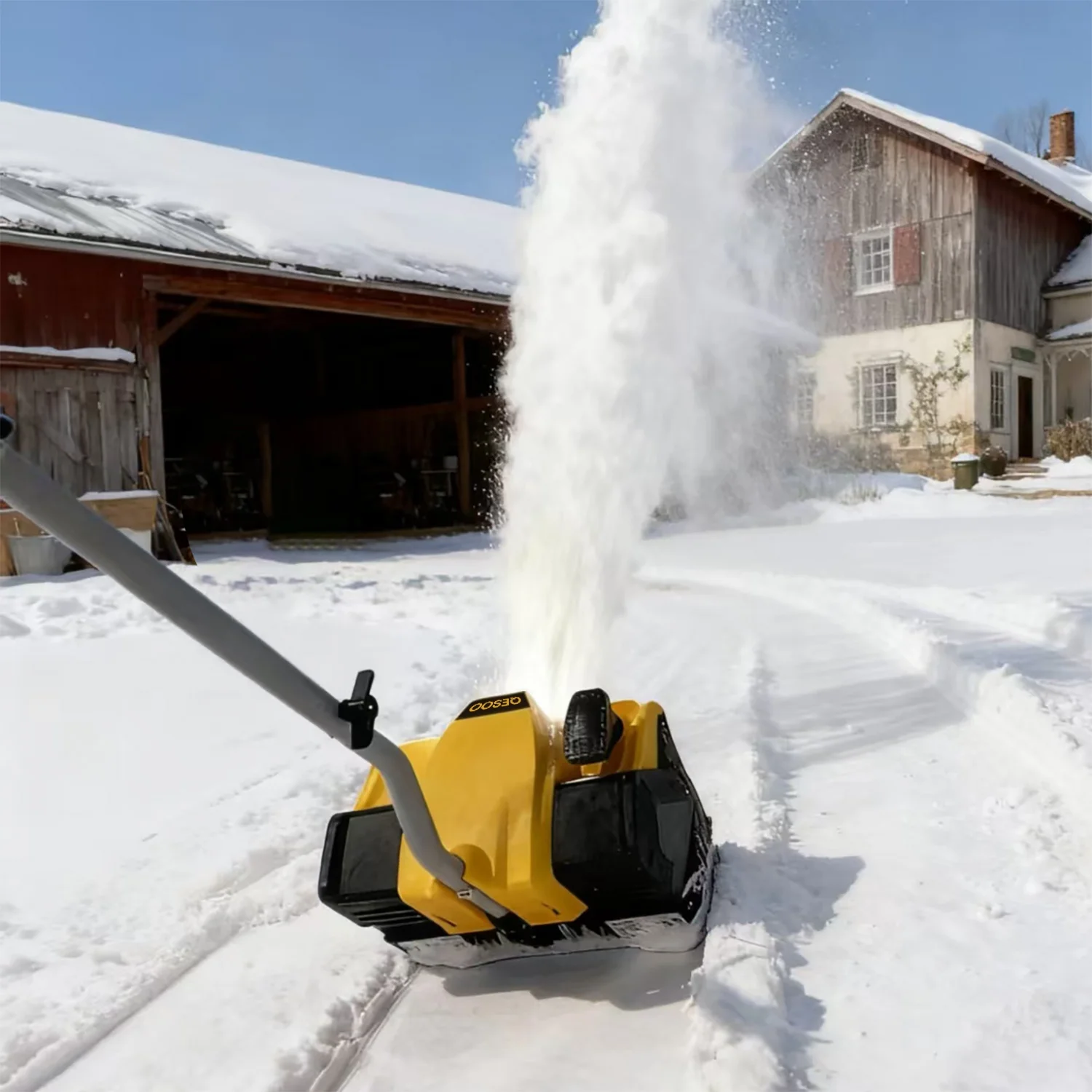 12" Cordless Snow Shovel Compatible with Dewalt 20V MAX Battery(Tool Only) Image 10