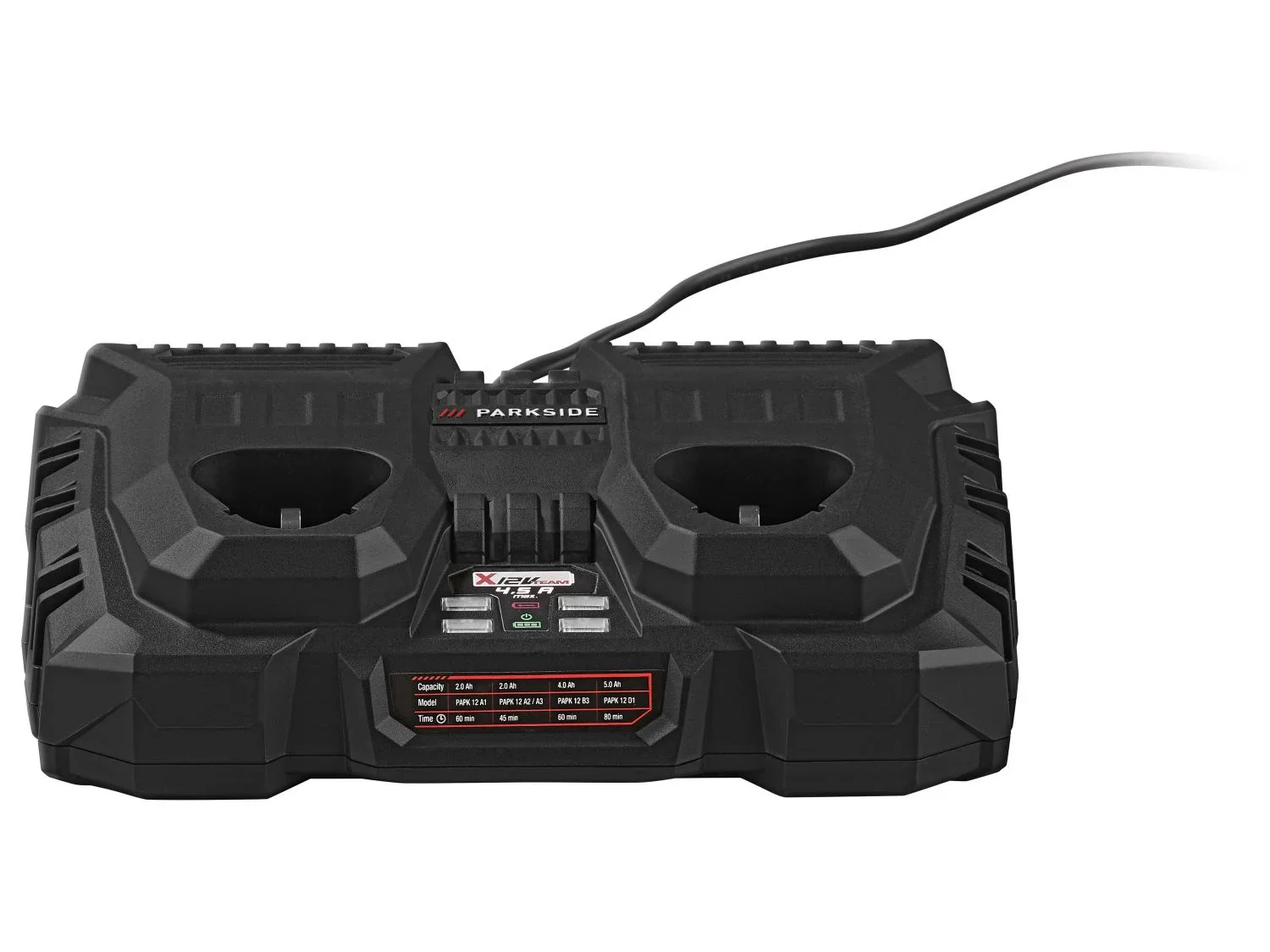 PARKSIDE Chargeur de batterie double PDSLK 12 B2, 4,5 A, 12 V