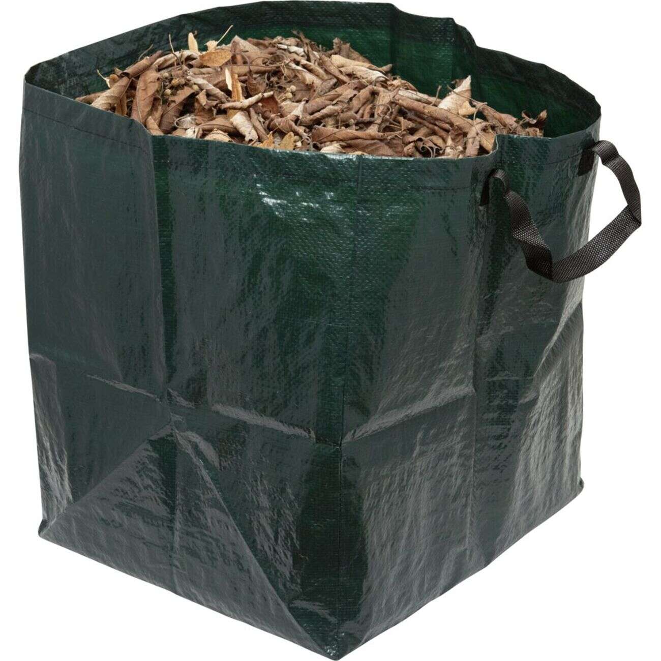 Sac de jardin 80L plastique vert 43x39xH48 cm