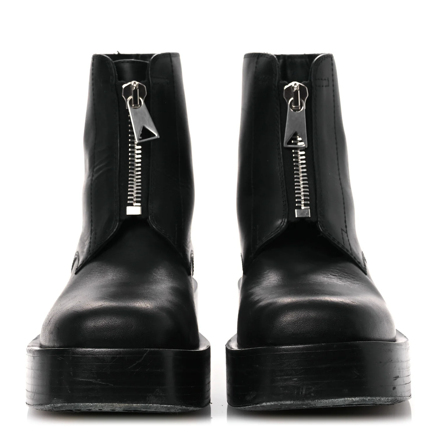 Calfskin Torino Ankle Boots 36 Black