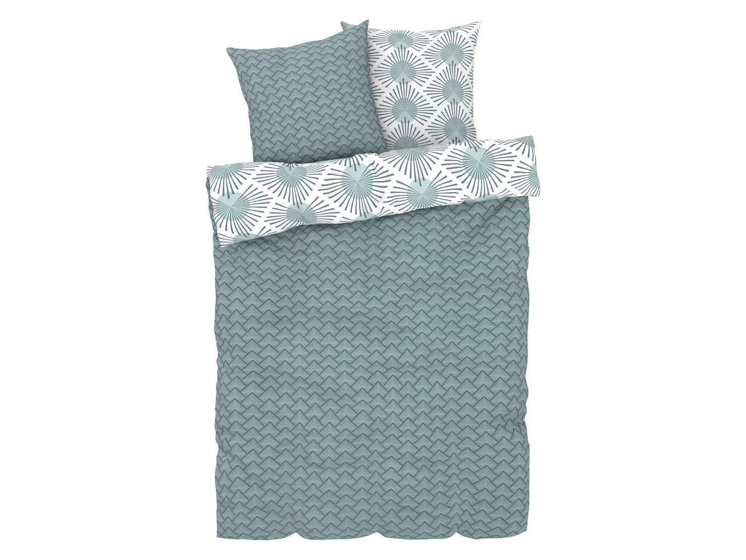 LIVARNO home Linge de lit en satin rversible, 240 x 220 cm