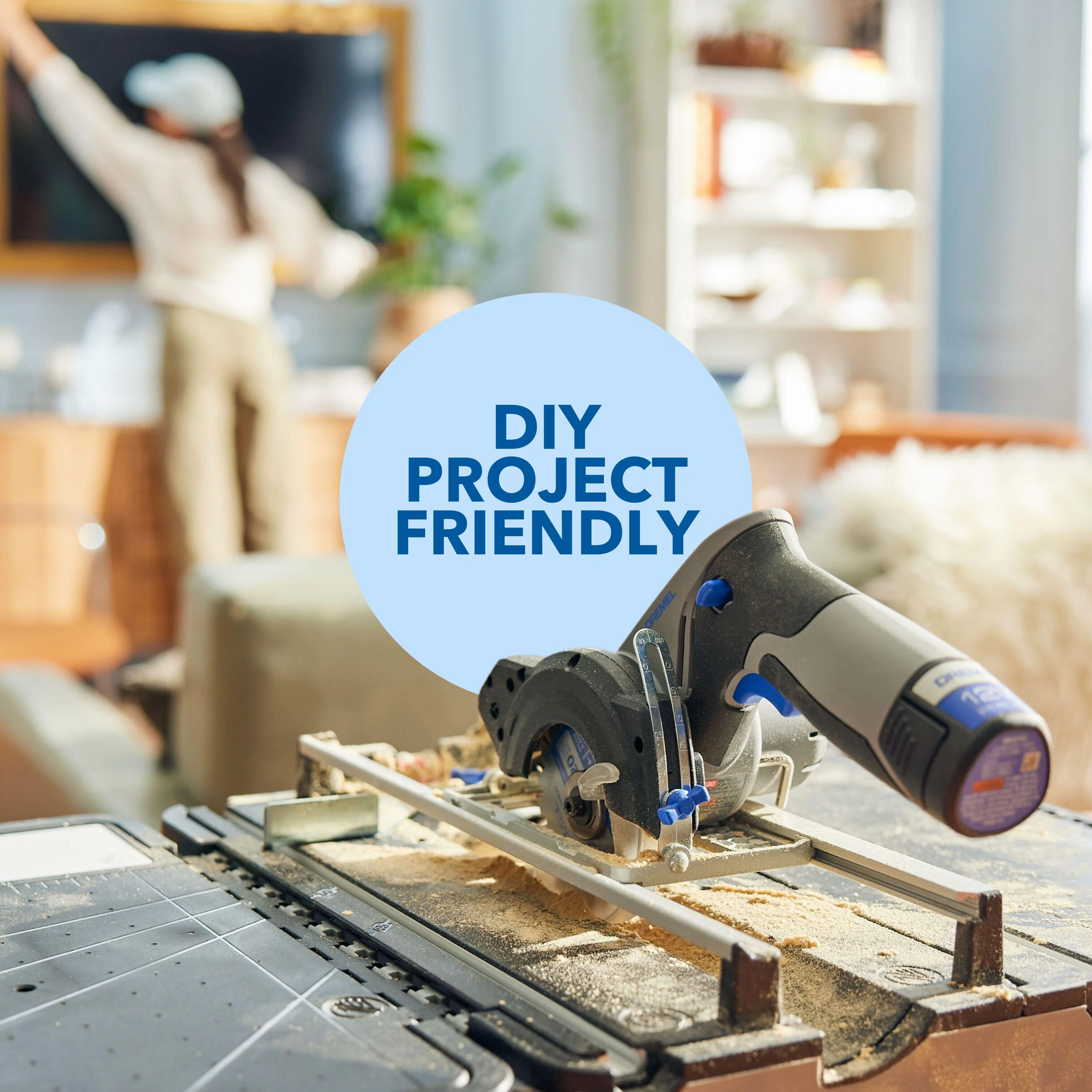 Blueprint Portable Saw Station with 12V Compact Circular Saw and Multi-Purpose Cutting Case (CS12V-S1C) - Image 7
