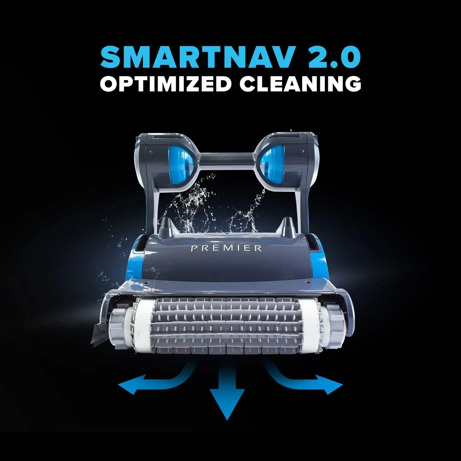 Robotic Pool Cleaner (2025 Model) with Multimedia, Oversized Leaf Bag, Standard & Ultrafine Filters, Weekly Timer, Waterline Cleaning & More…