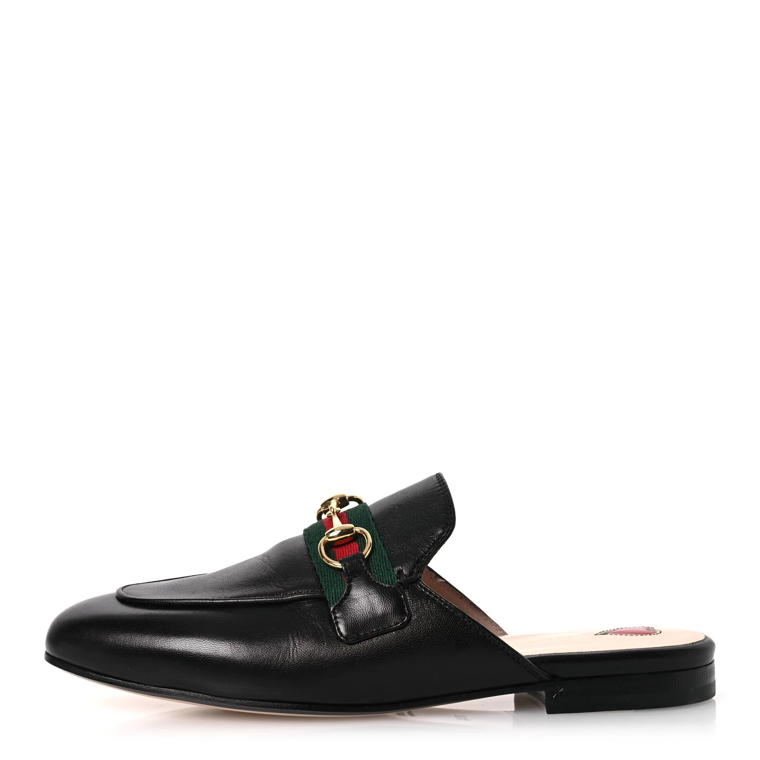 Calfskin Womens Princetown Slippers 35.5 Black