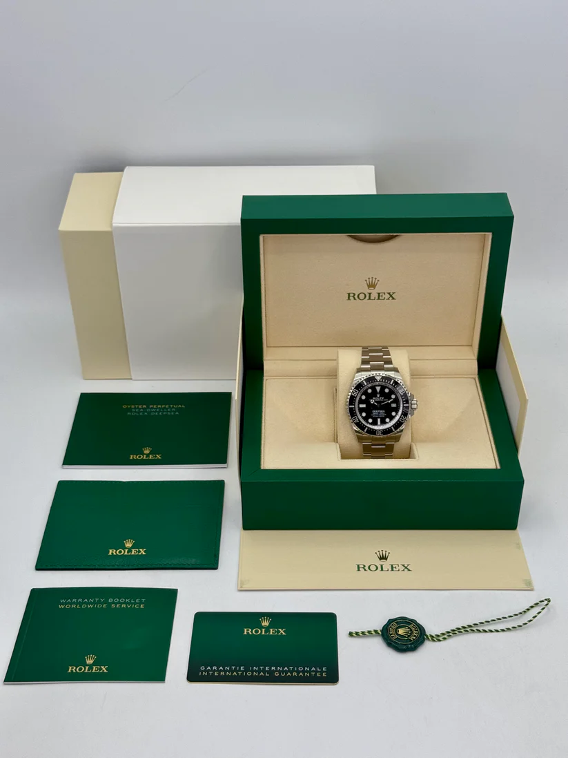 [Super Clone]Rolex Deepsea Black Dial and Bezel Oyster Bracelet 44mm Watch  m136660-0006