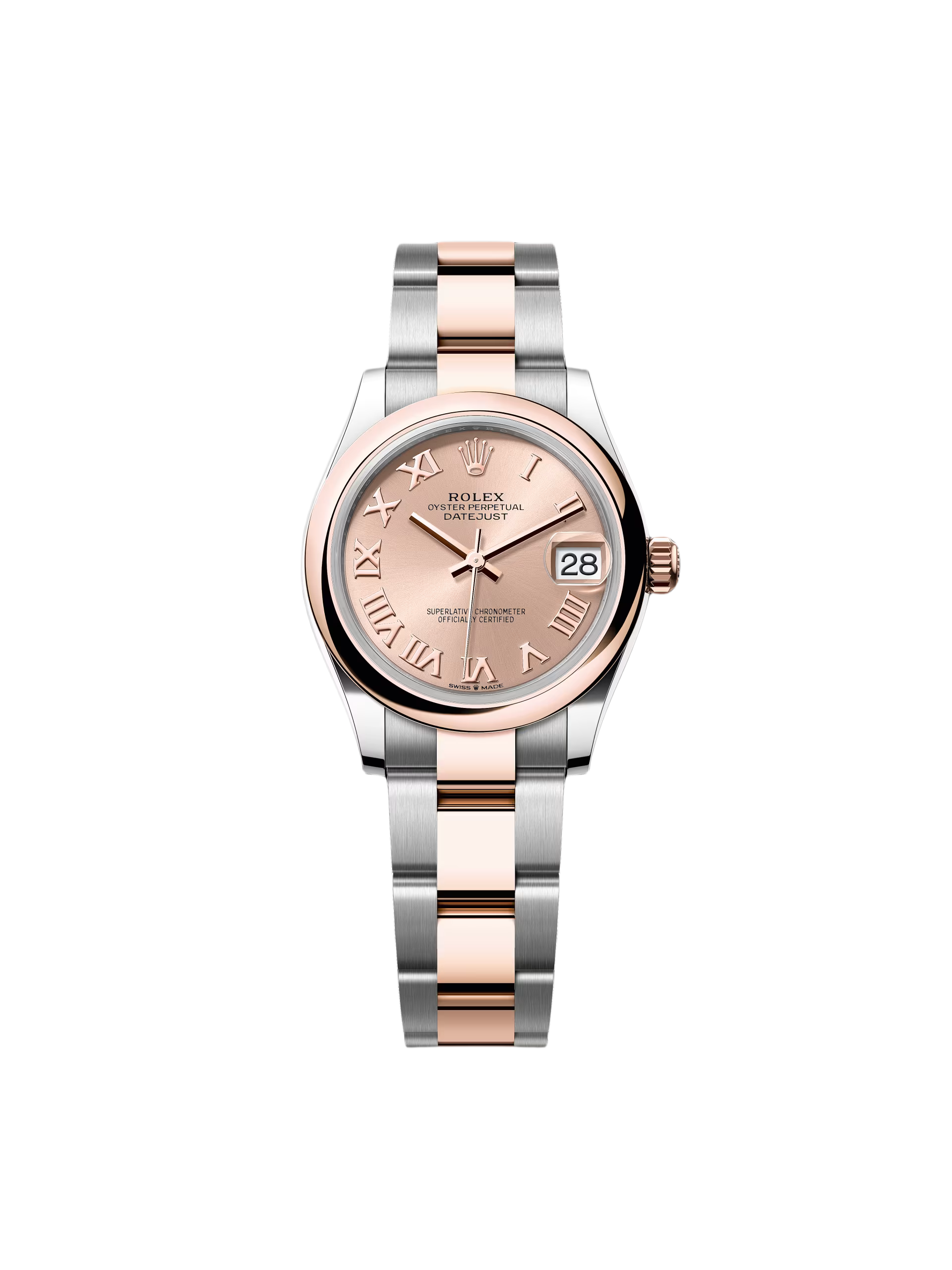 【Super Clone】RLX Datejust m278241-0005/0006 Rose 31mm Dial Oyster Bracelet Watch