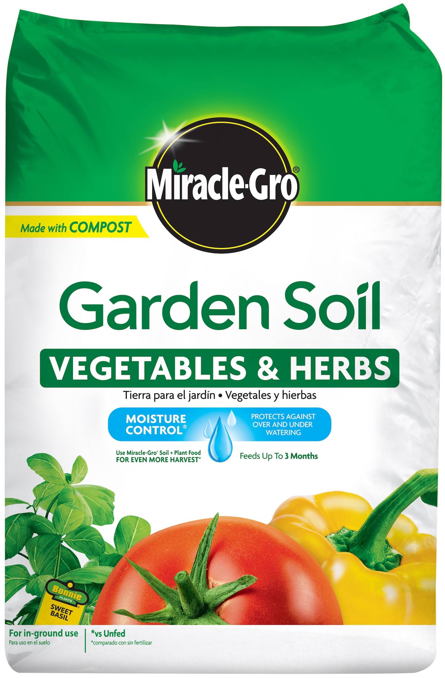 Miracle-Gro Herb and Vegetable Garden Soil 1.5 Cu ft