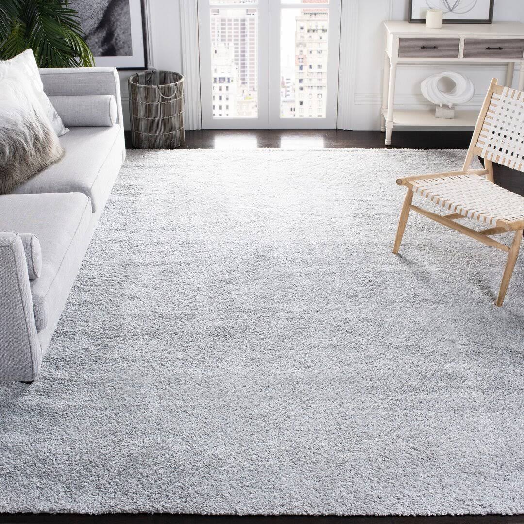 Aidoo Light Gray Area Rug Ebern Designs Rug Size: Rectangle 8' x 10'