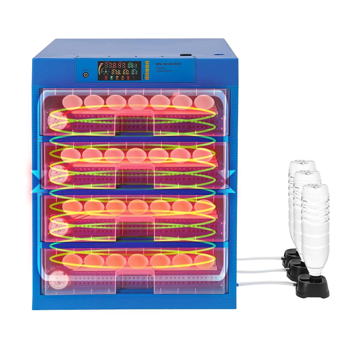 Incubators For Hatching Eggs, 192 Egg Hatching Incubator Automatic Chicken Incubators Egg Incubator With Automatic Turner - Image 2