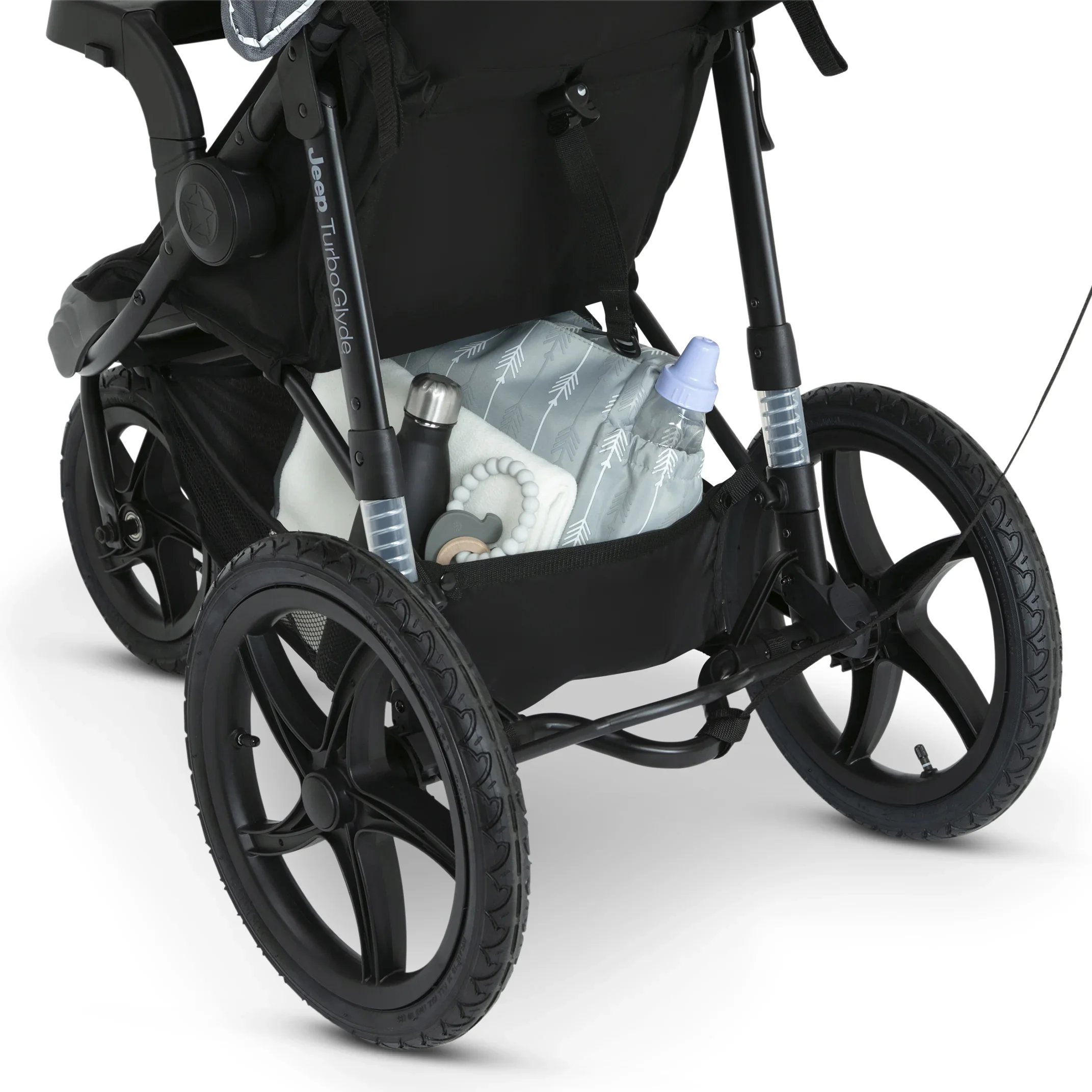 Jeep TurboGlyde Jogging Stroller by Delta Children, Black