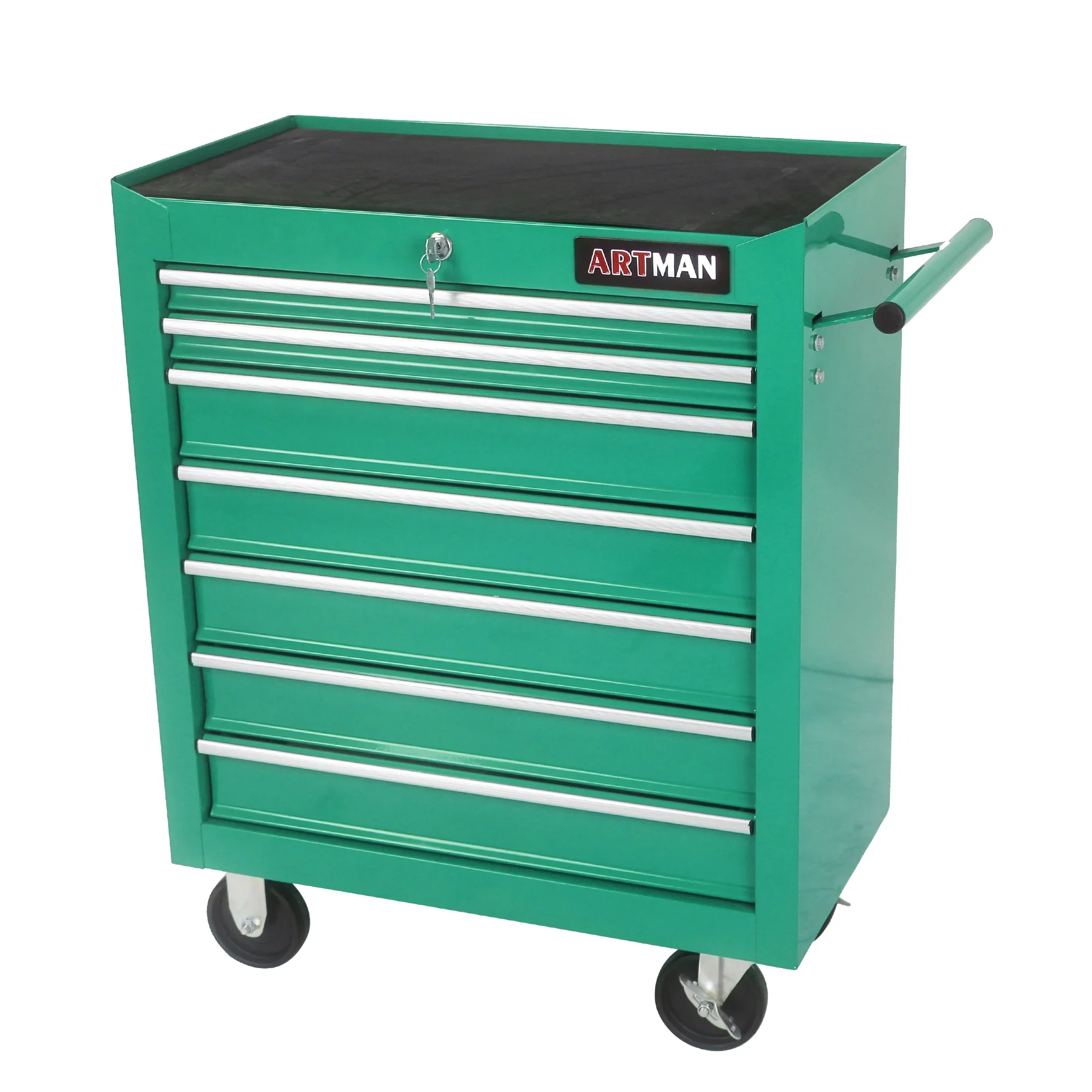 ARTMAN 7 Drawer Tool Rolling Storage Cart ,Tool Boxes Tool Chest with Wheels and Drawers for Garage Workshop Warehouse