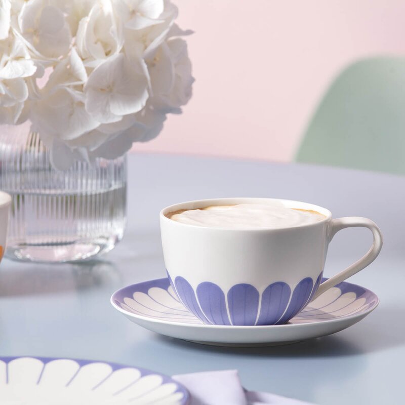 Fleur bleu cappuccinokopp 30 cl blå