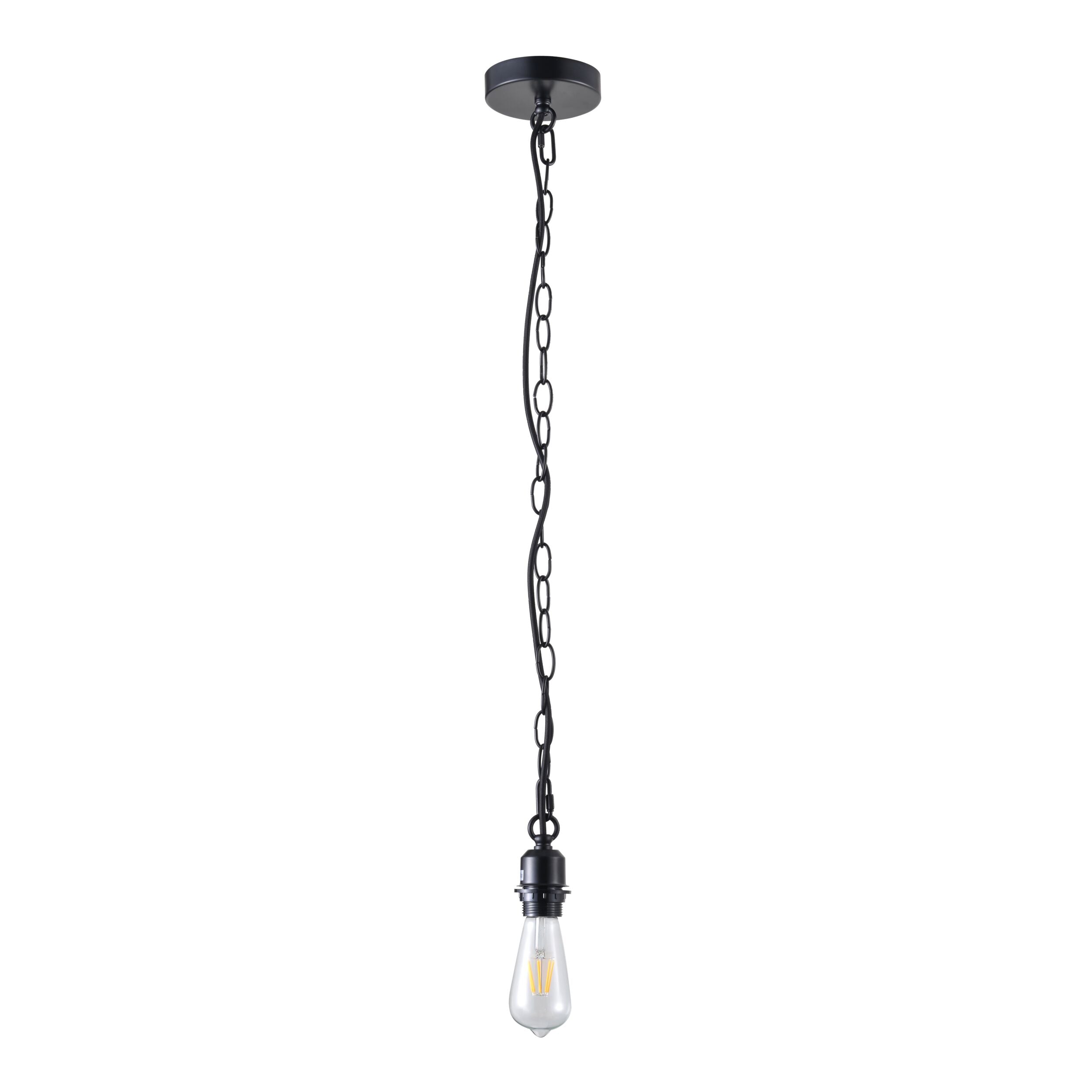 Chain cord suspension 150cm Black