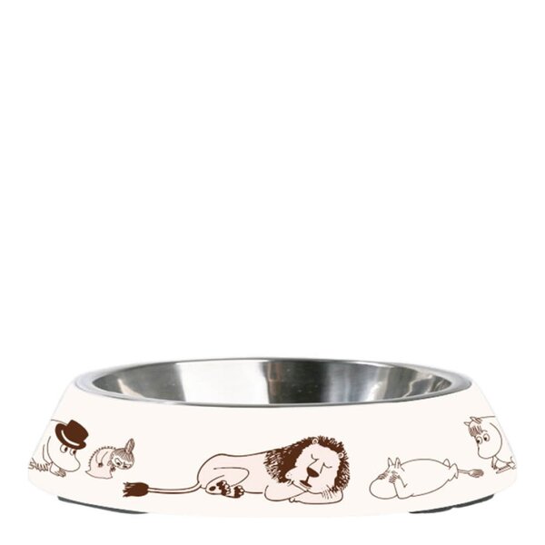 Mummi Pets kattematskål 15,5x15,5 cm beige