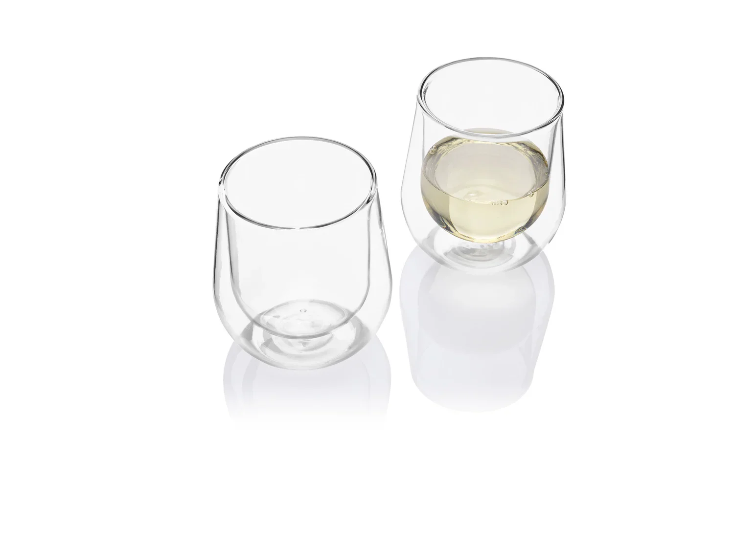 ERNESTO Lot de 2 verres  double paroi