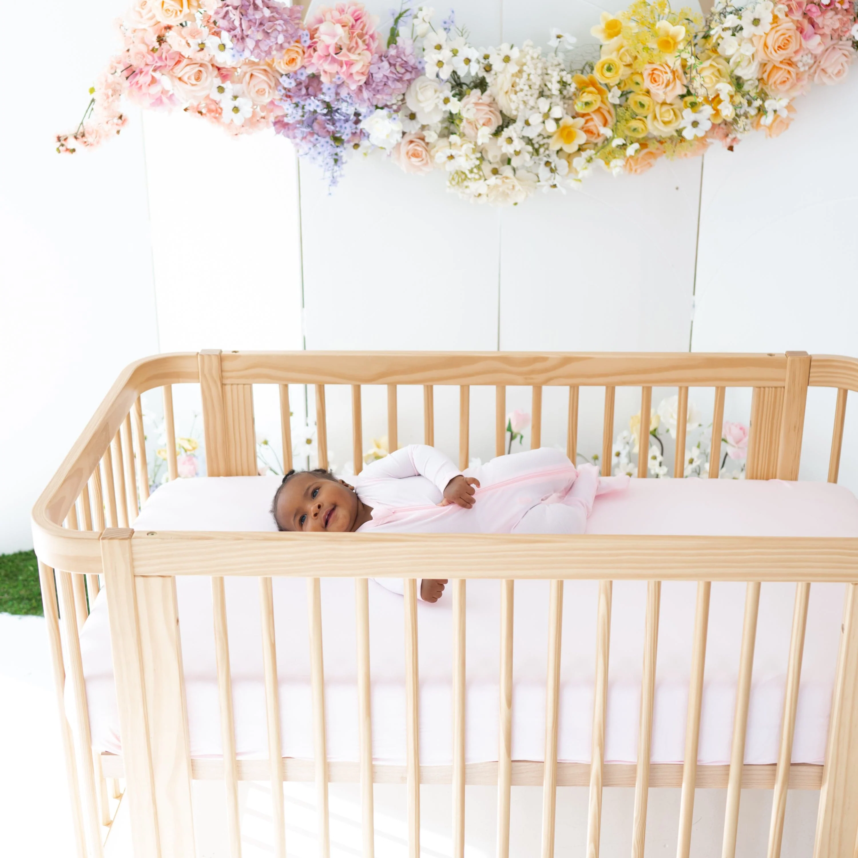 Crib Sheet in Sakura