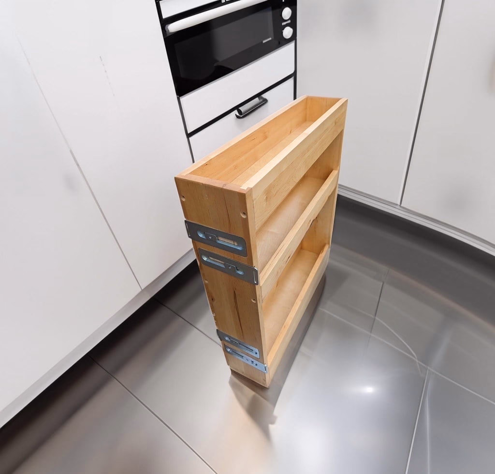 5'' Pull Out Kitchen Cabinet Storage Spice Rack Organizer