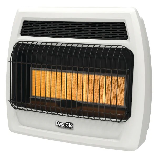 Chauffage mural thermostatique infrarouge sans conduit au gaz naturel de 30 000 BTU