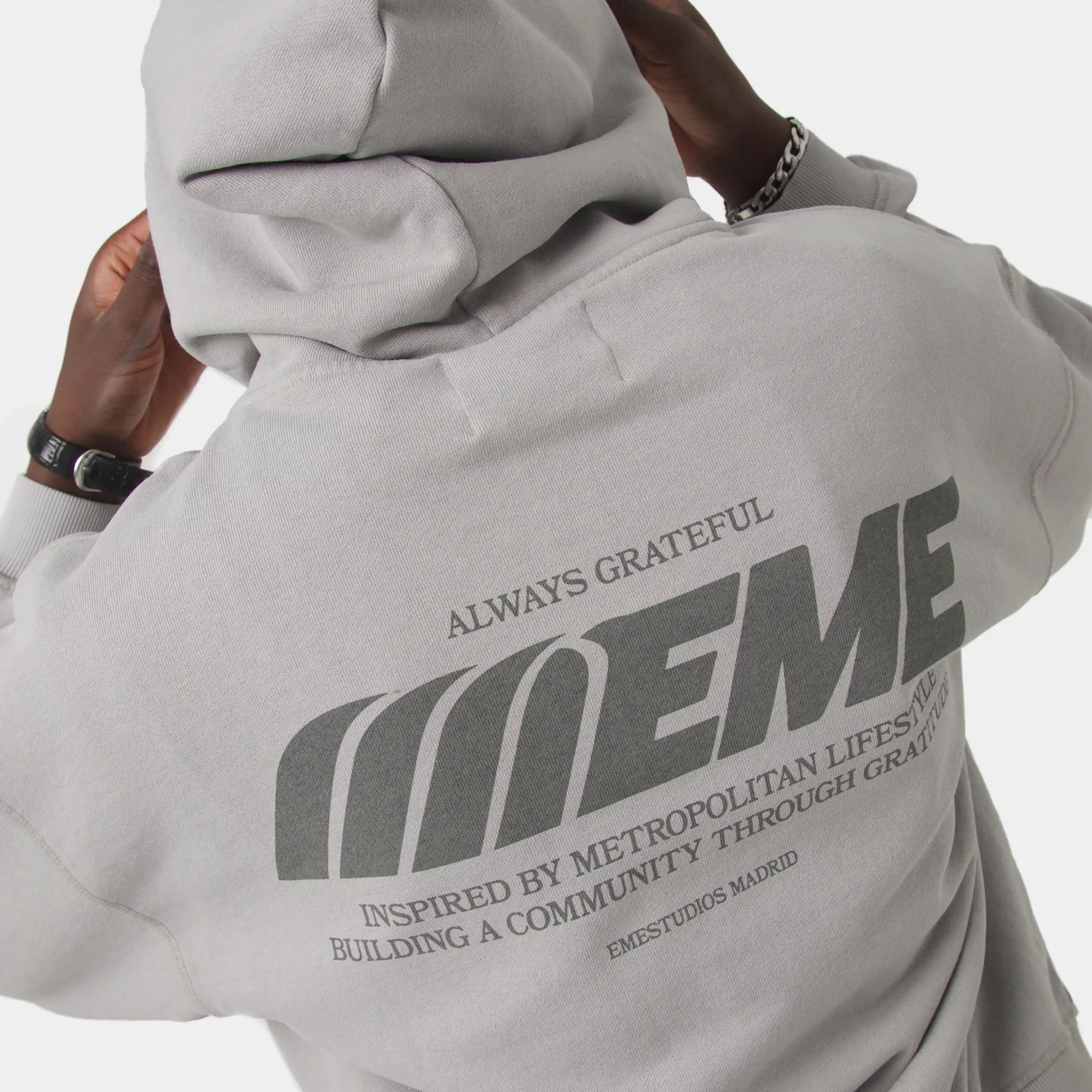 Builder Metal Oversized Hoodie