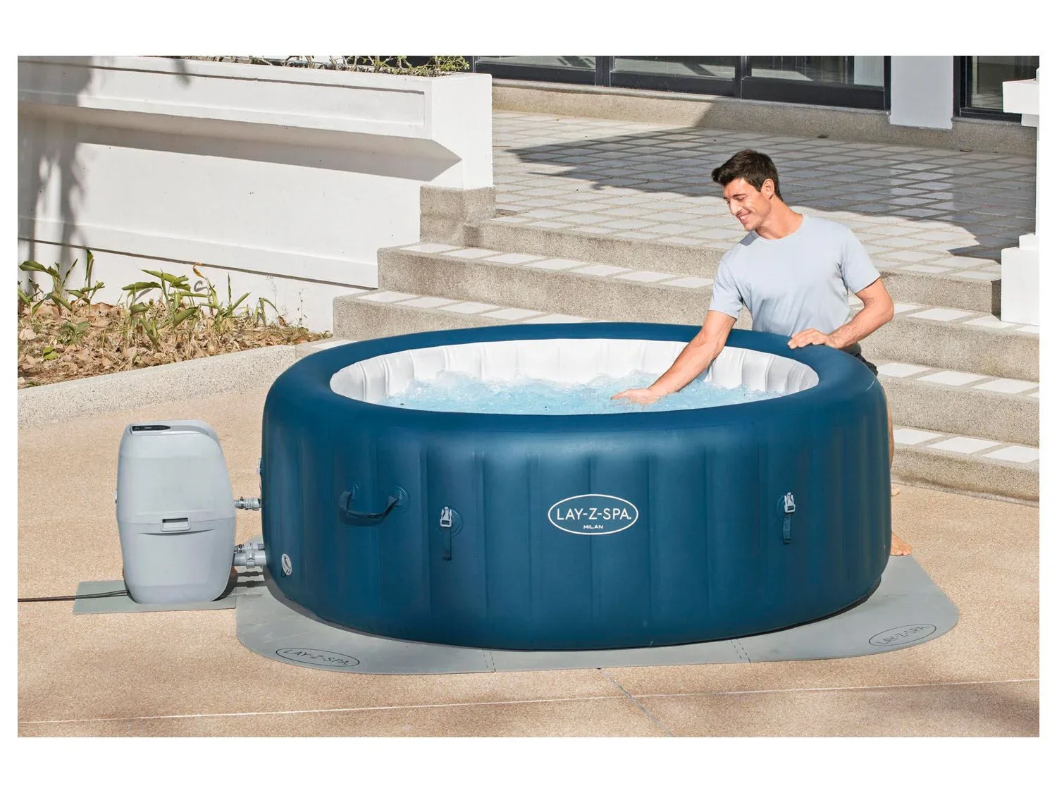 Bestway Protection de sol pour whirlpool