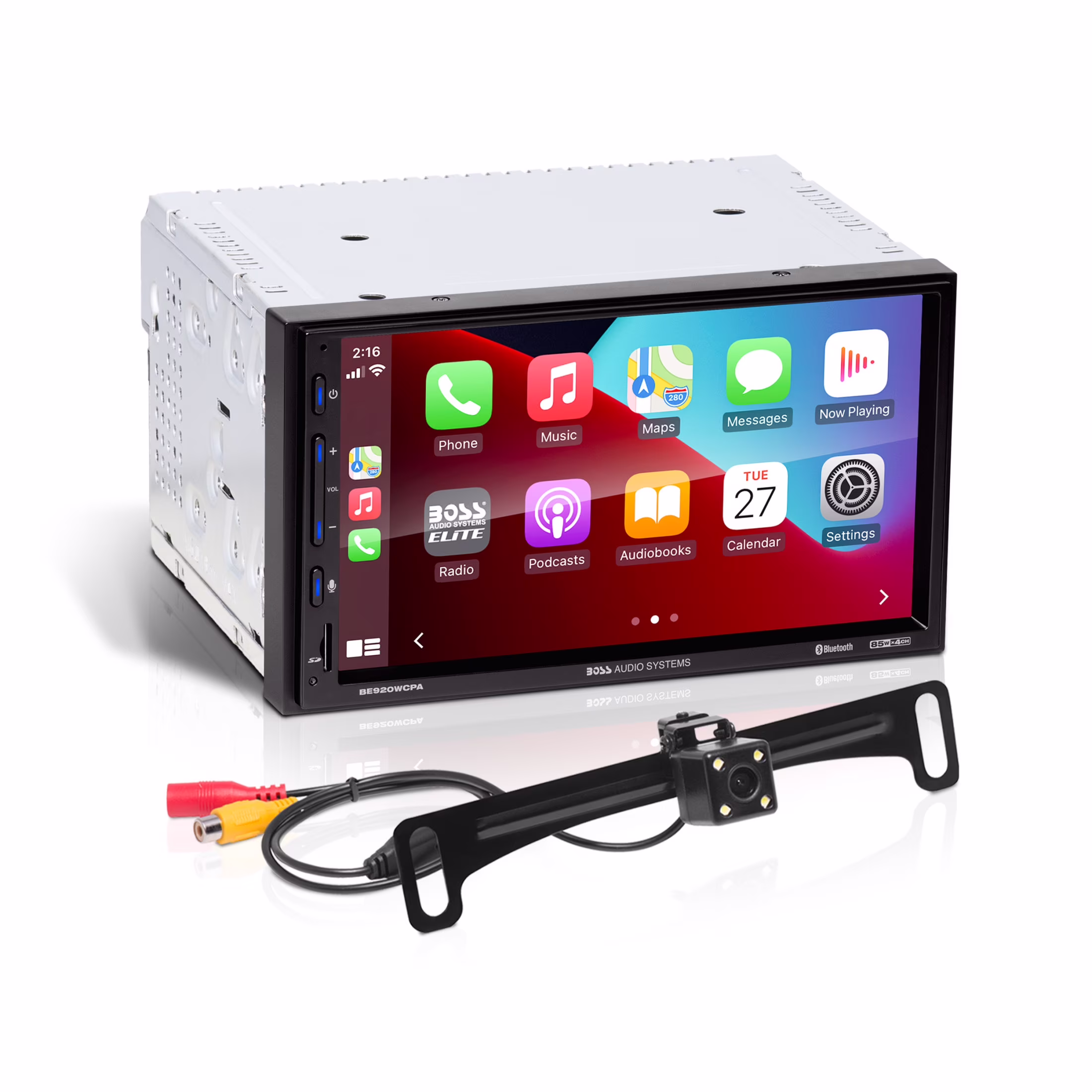 Restored Premium Elite BE920WCPA-C Car Stereo �C Wireless Apple CarPlay Android Auto, Backup Camera, Bluetooth (Refurbished)