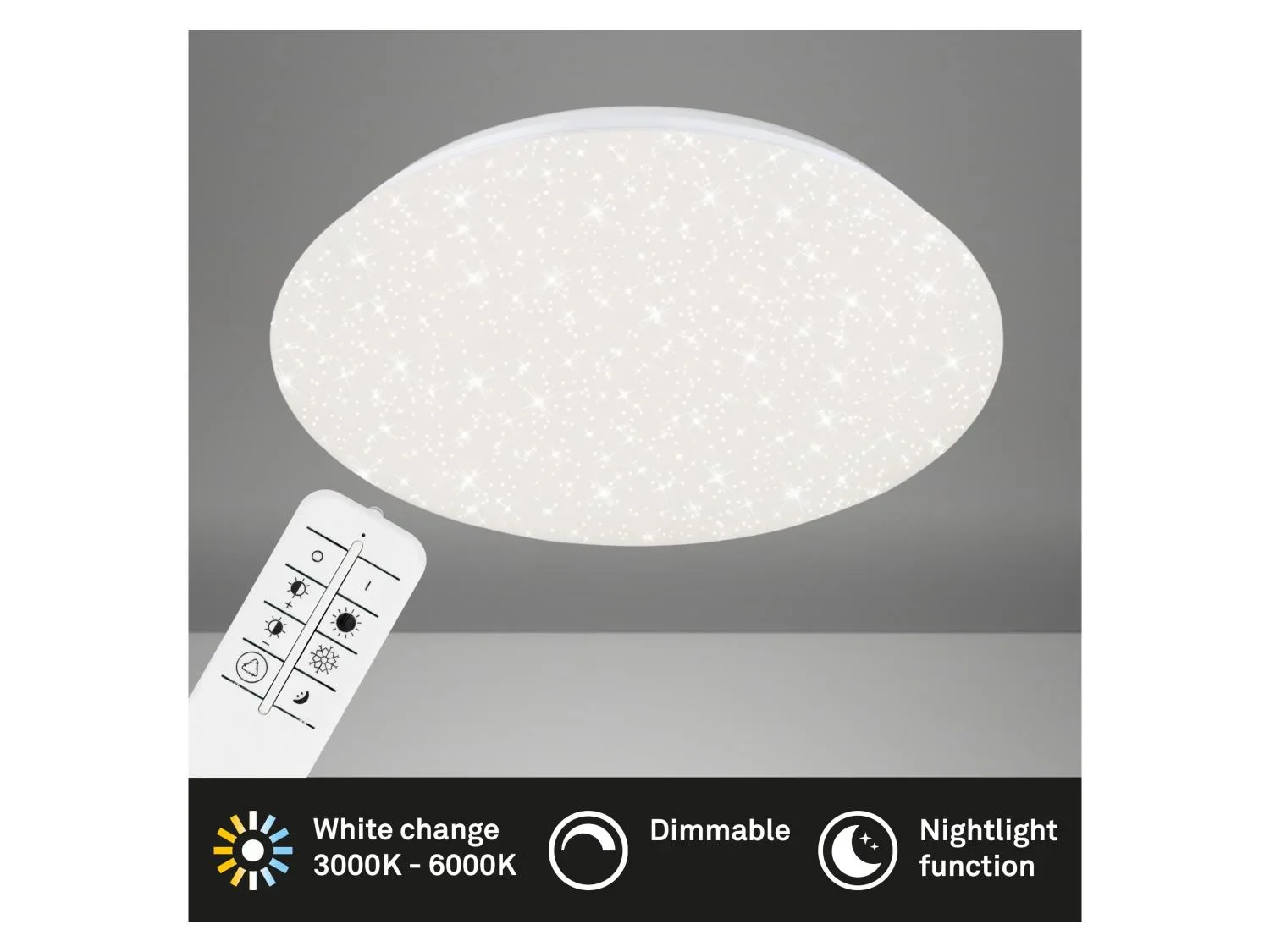 Briloner Plafonnier LED CTT