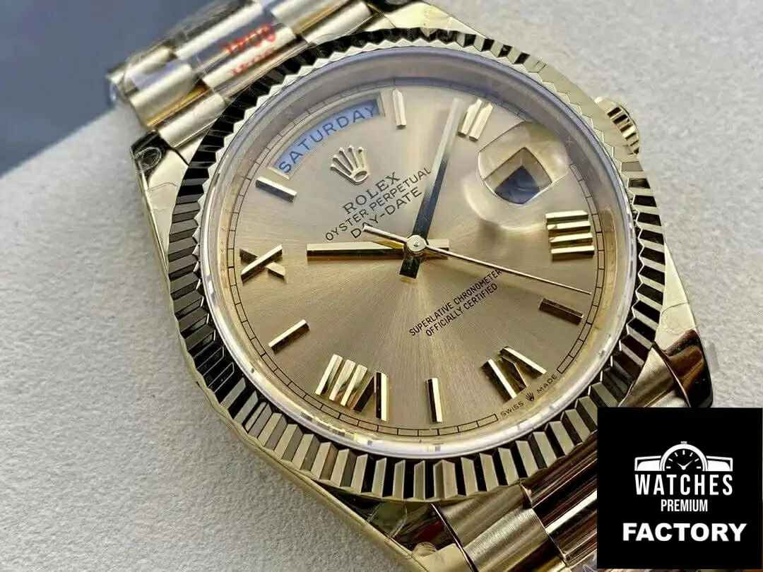 Rolex Day Date M228238-0006 904L Gold Case