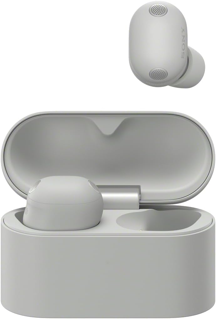 Sony WF-1000XM6 The Best Truly Wireless Noise Cancelling Earbuds (2026 Model)  Bluetooth in-Ear Headphones  with Studio-Quality Sound  Up to 24 Hours of Battery Life  Platinum Silver