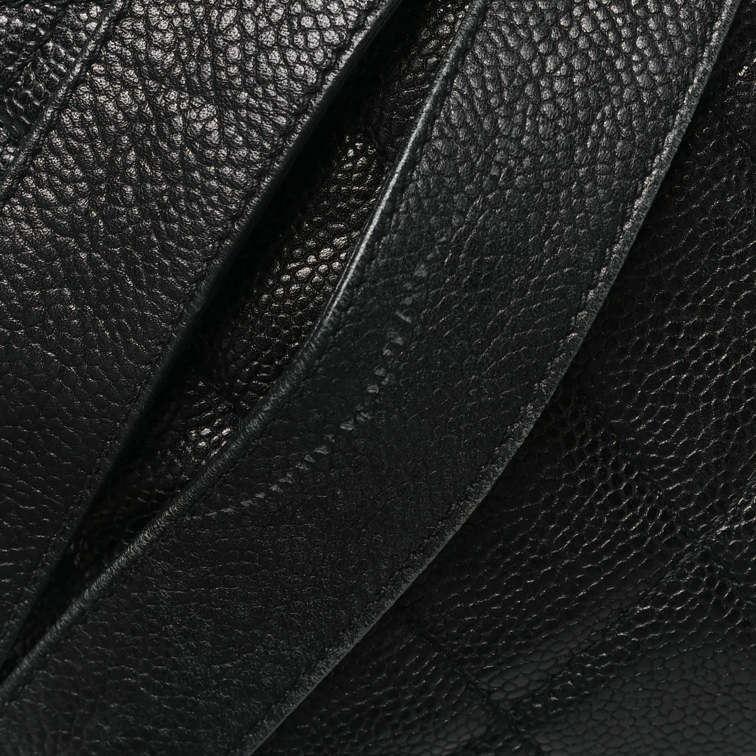 Caviar Quilted Backpack Black